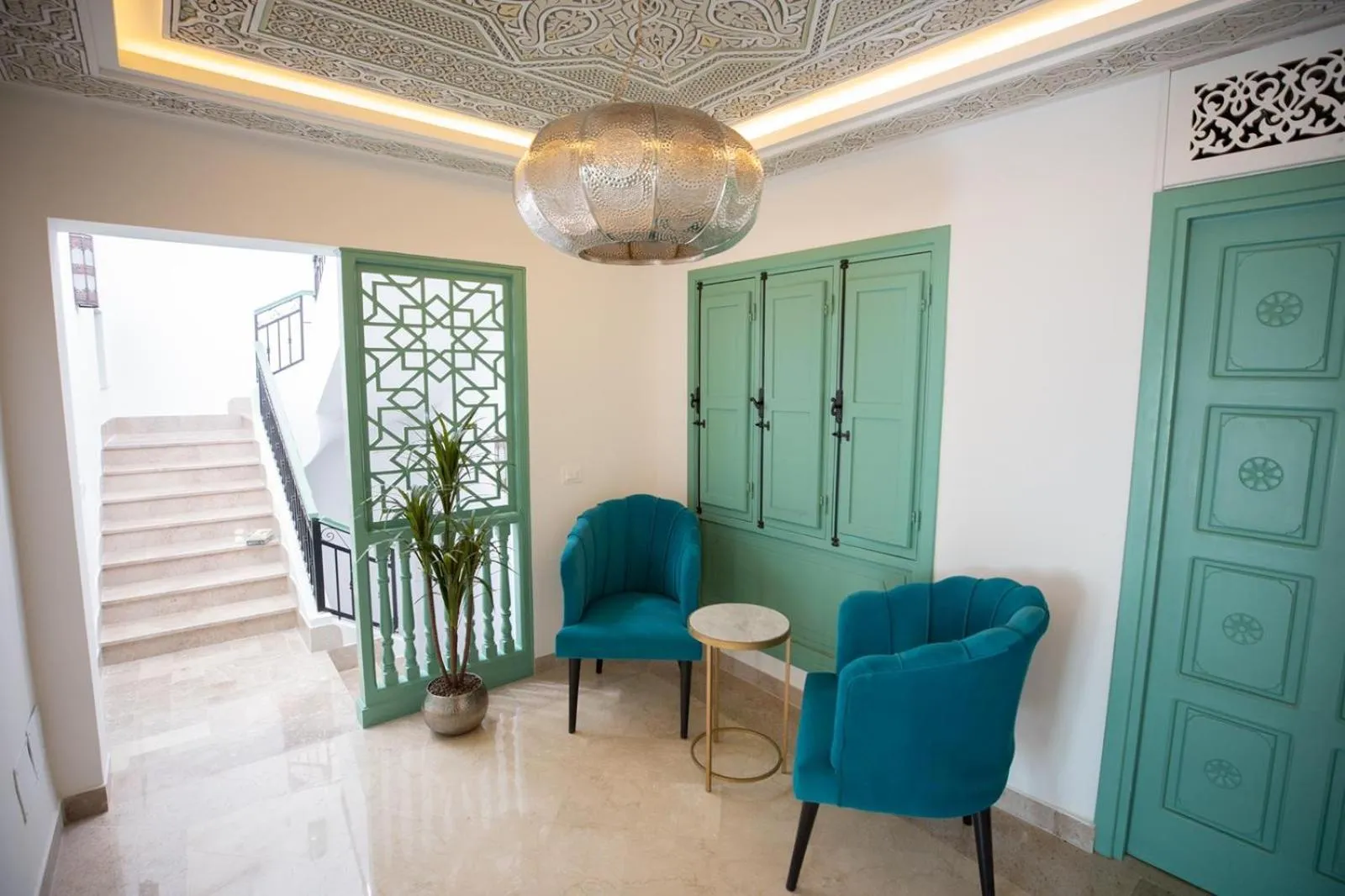 Seating area in Dar Hammamet Guest House & Hammam