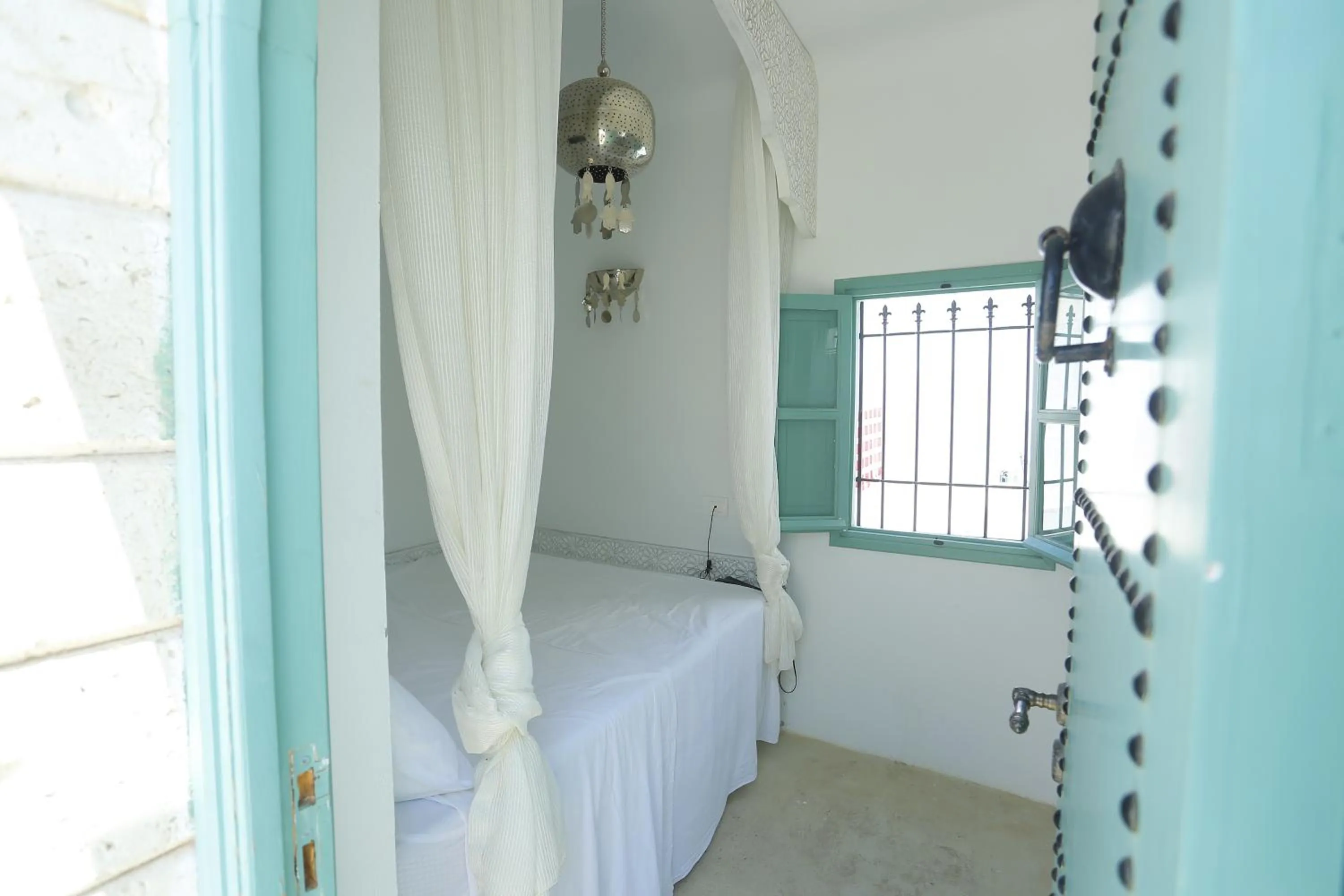 Bed in Dar Hammamet Guest House & Hammam