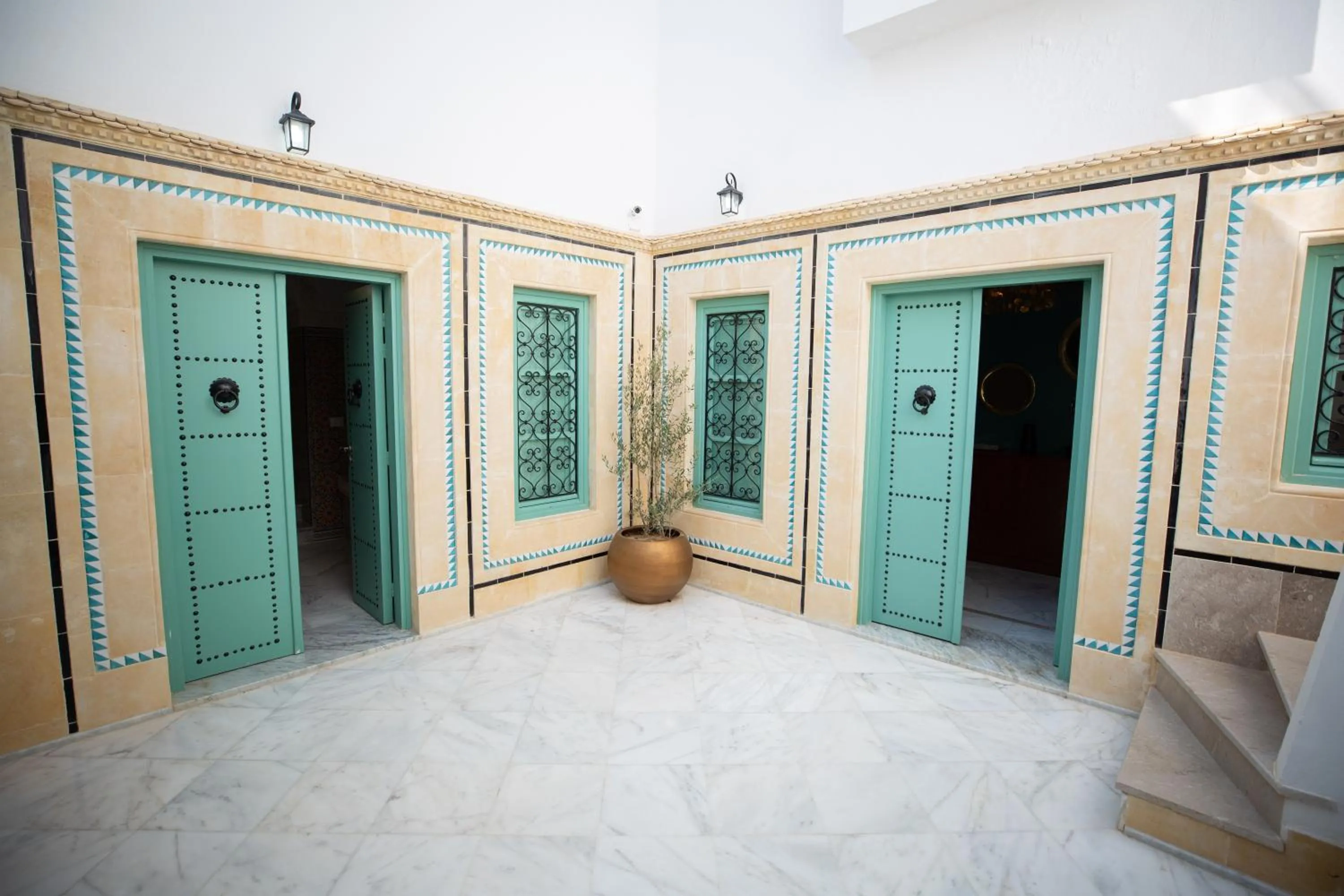 Patio in Dar Hammamet Guest House & Hammam