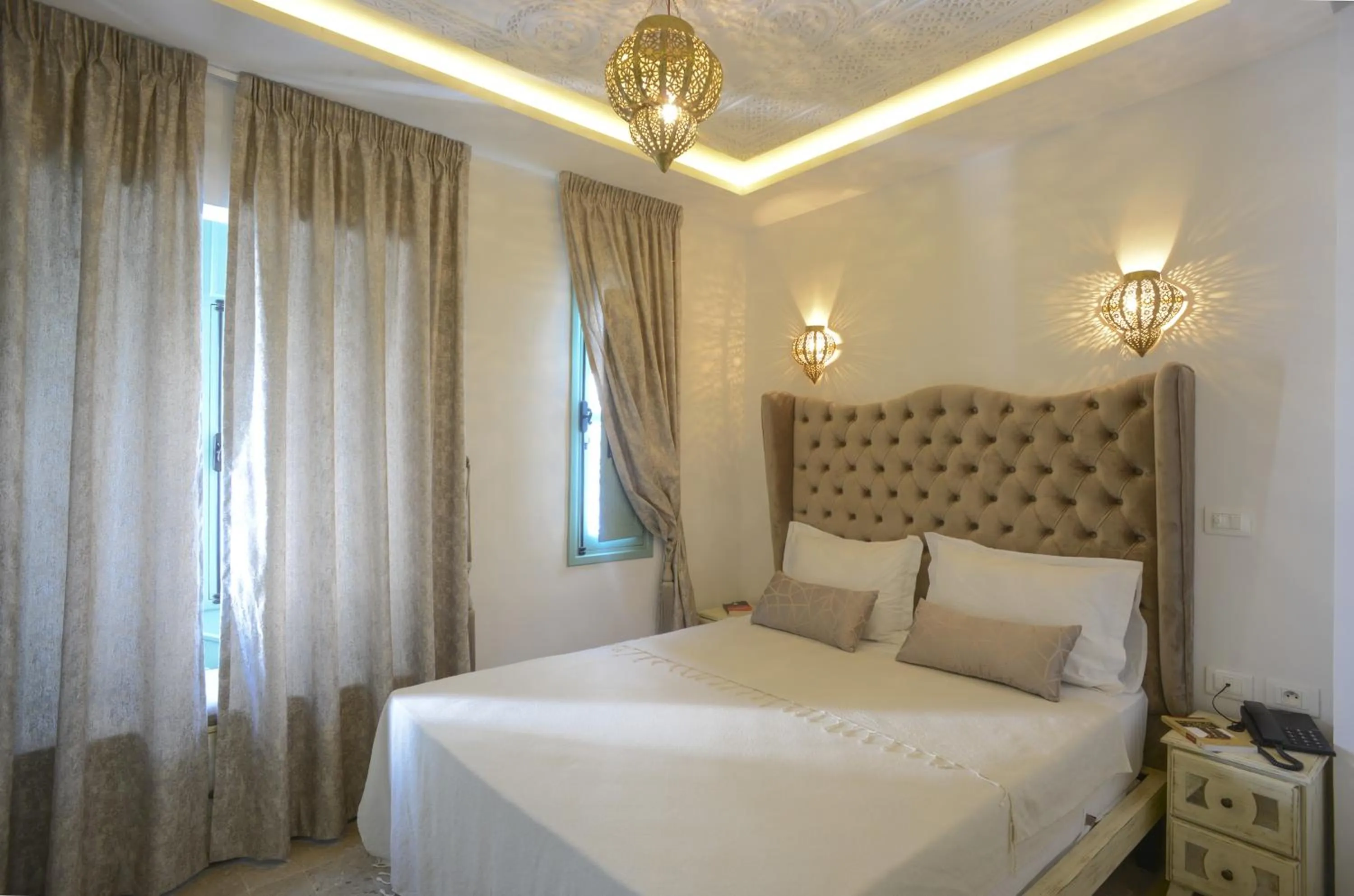 Bed in Dar Hammamet Guest House & Hammam