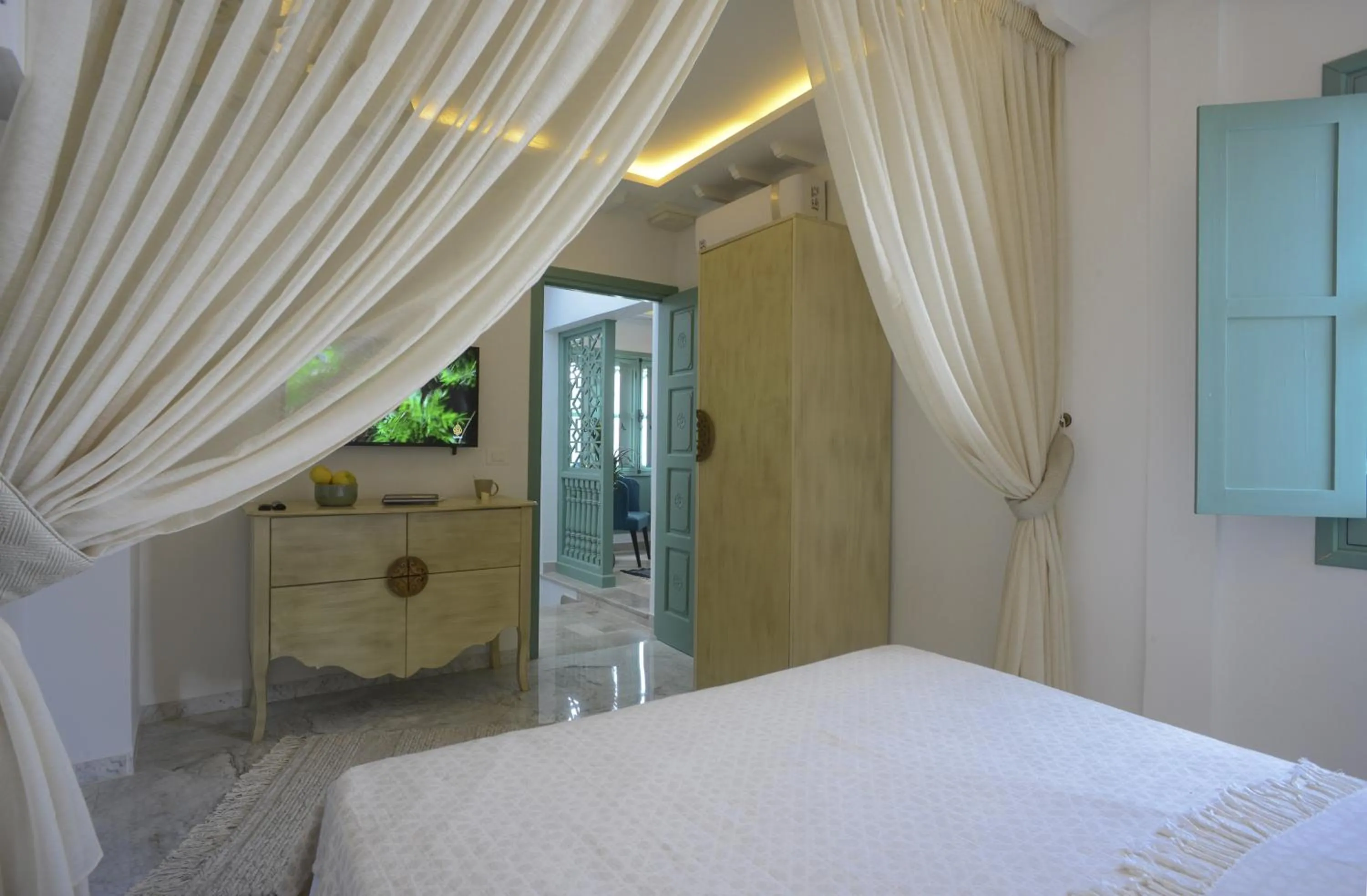 Bedroom, Bed in Dar Hammamet Guest House & Hammam