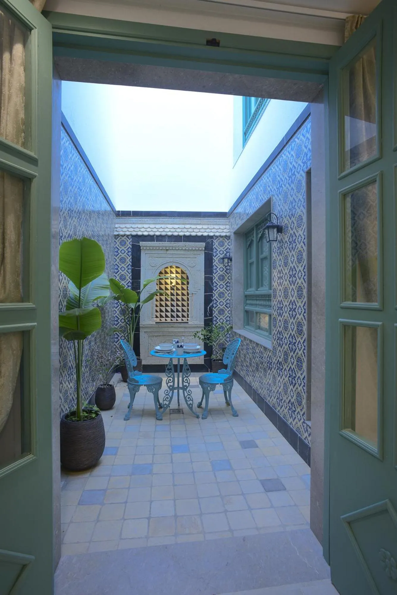 Balcony/Terrace in Dar Hammamet Guest House & Hammam