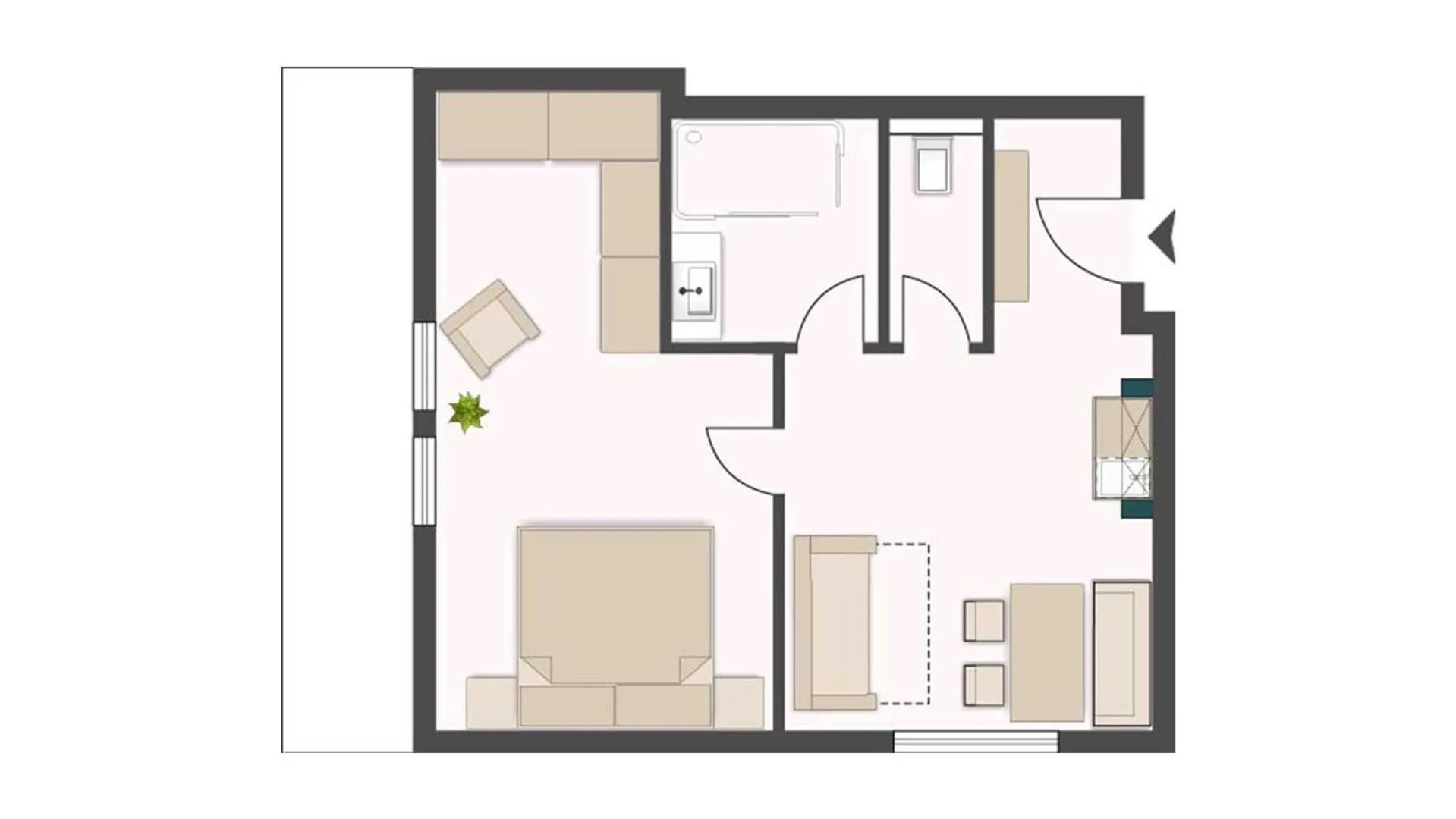 Deluxe Suite in Hotel Villa Flora