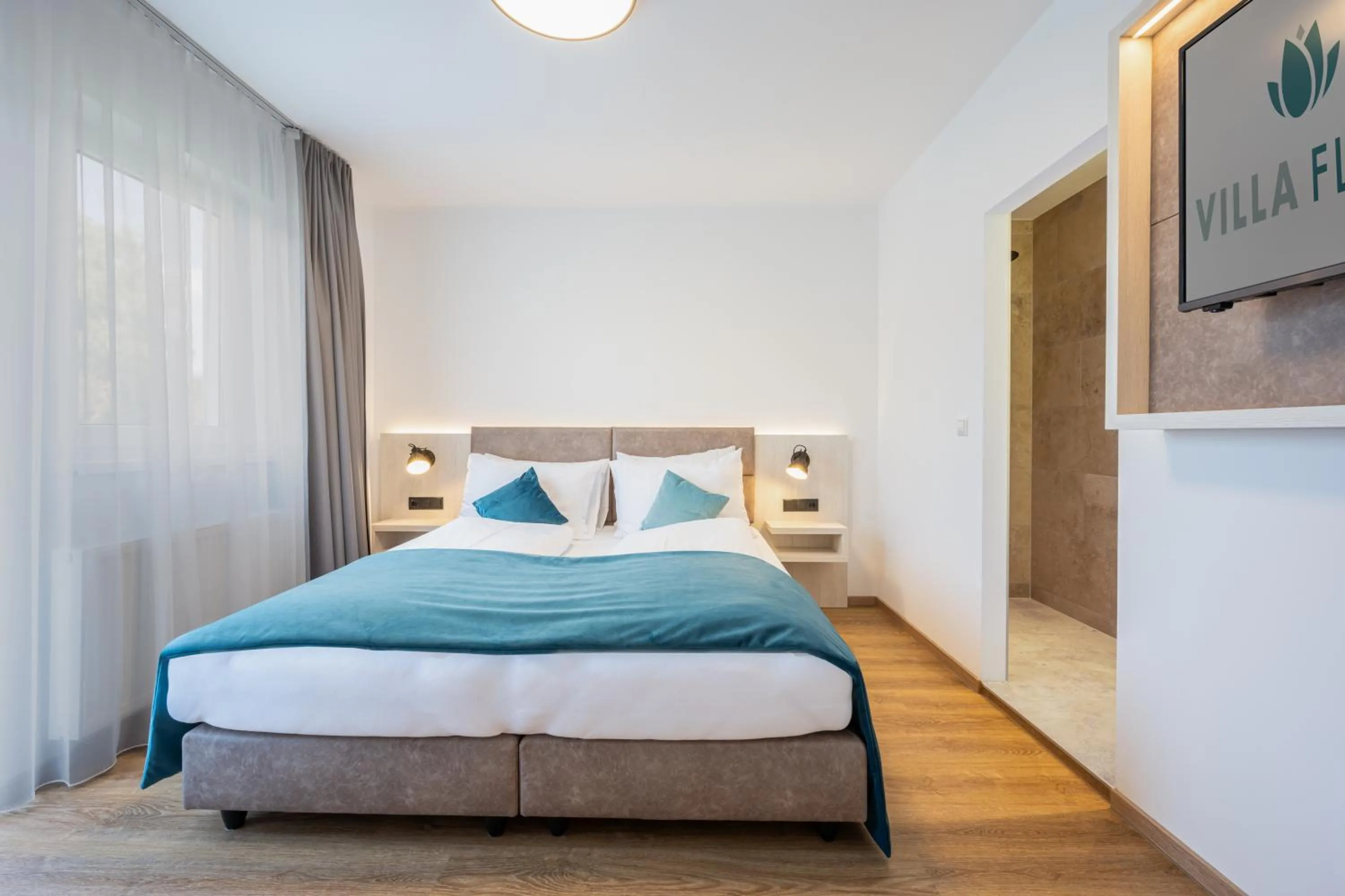 Bedroom, Bed in Hotel Villa Flora