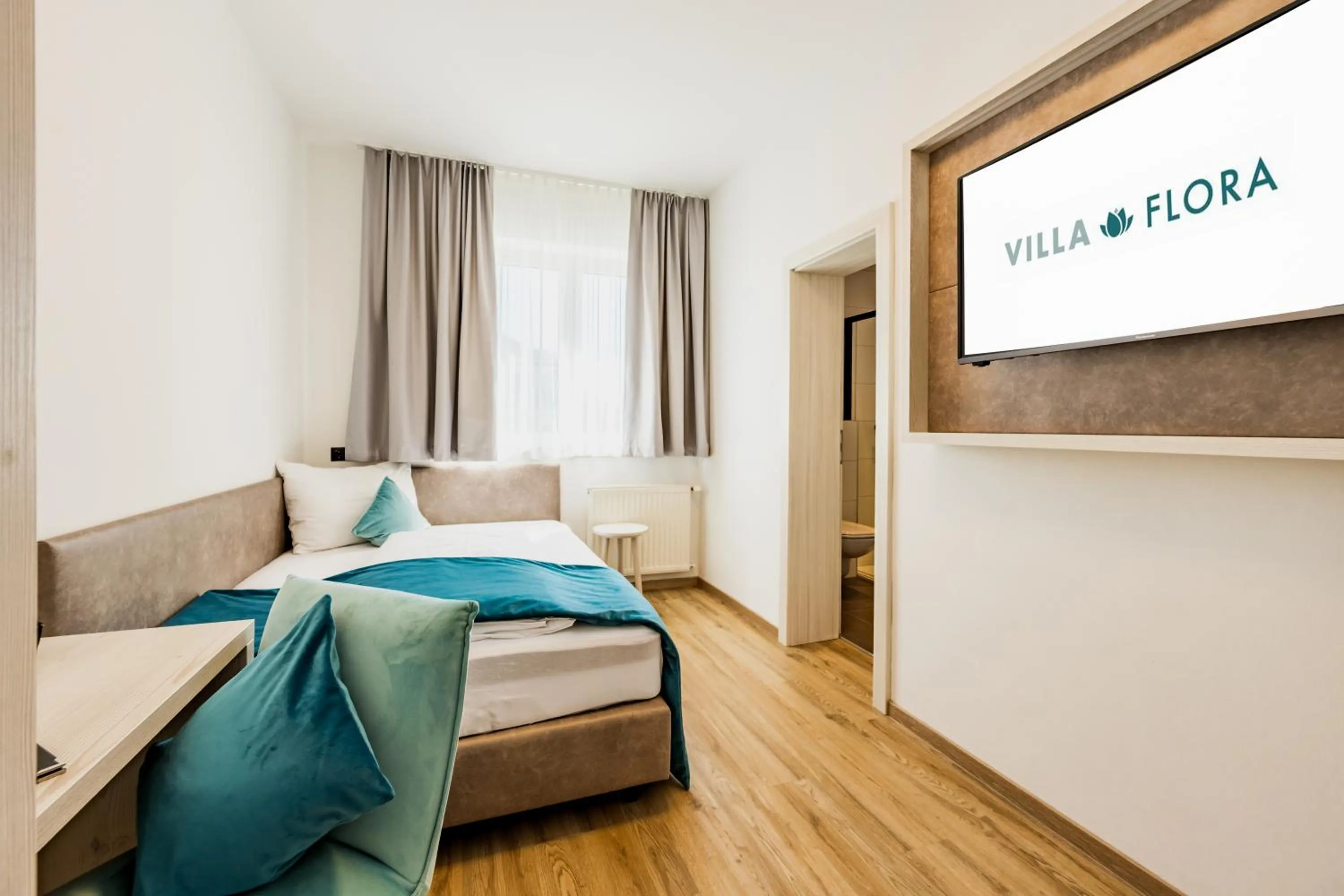 Bed in Hotel Villa Flora