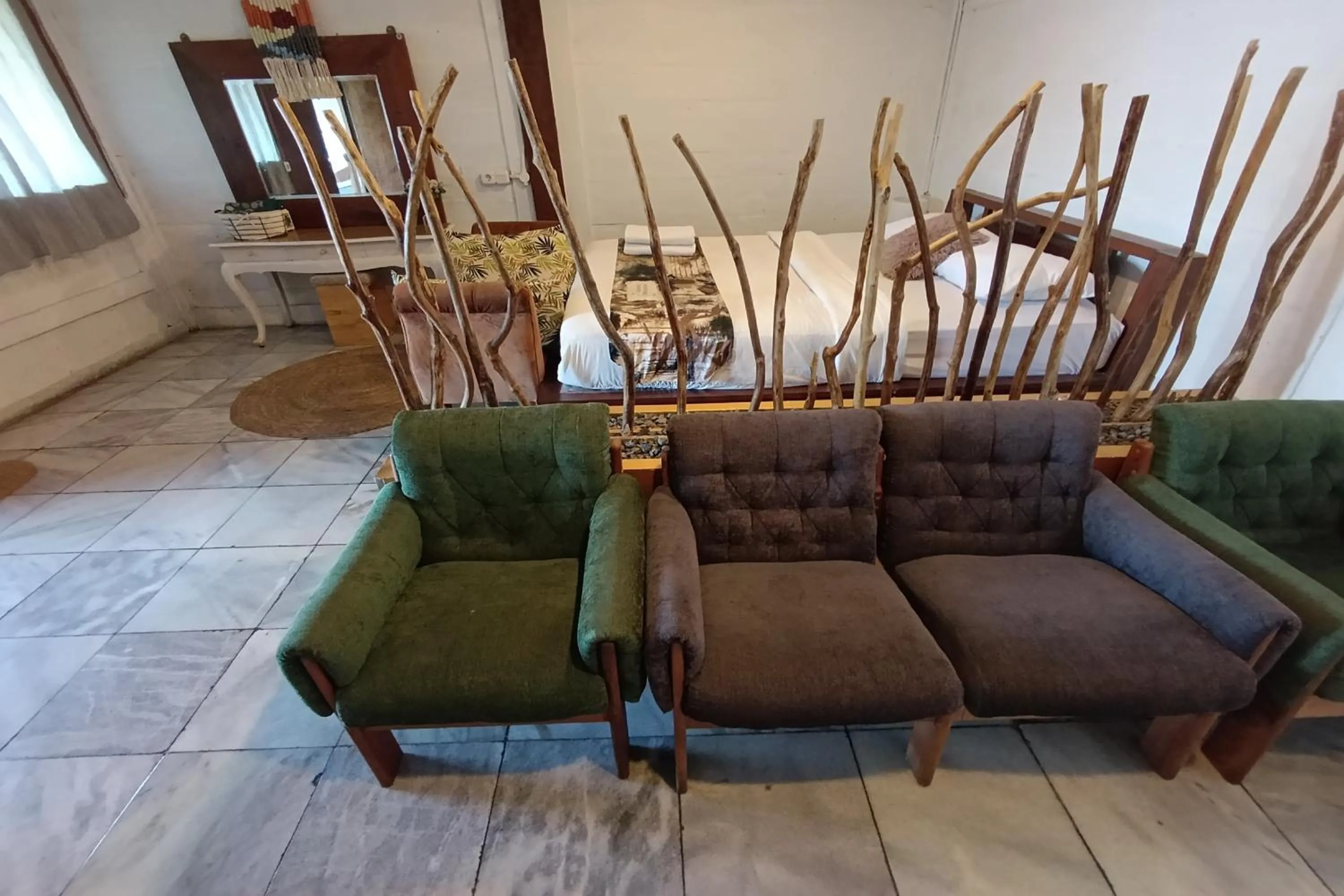 Seating area in Mendulang by Belza