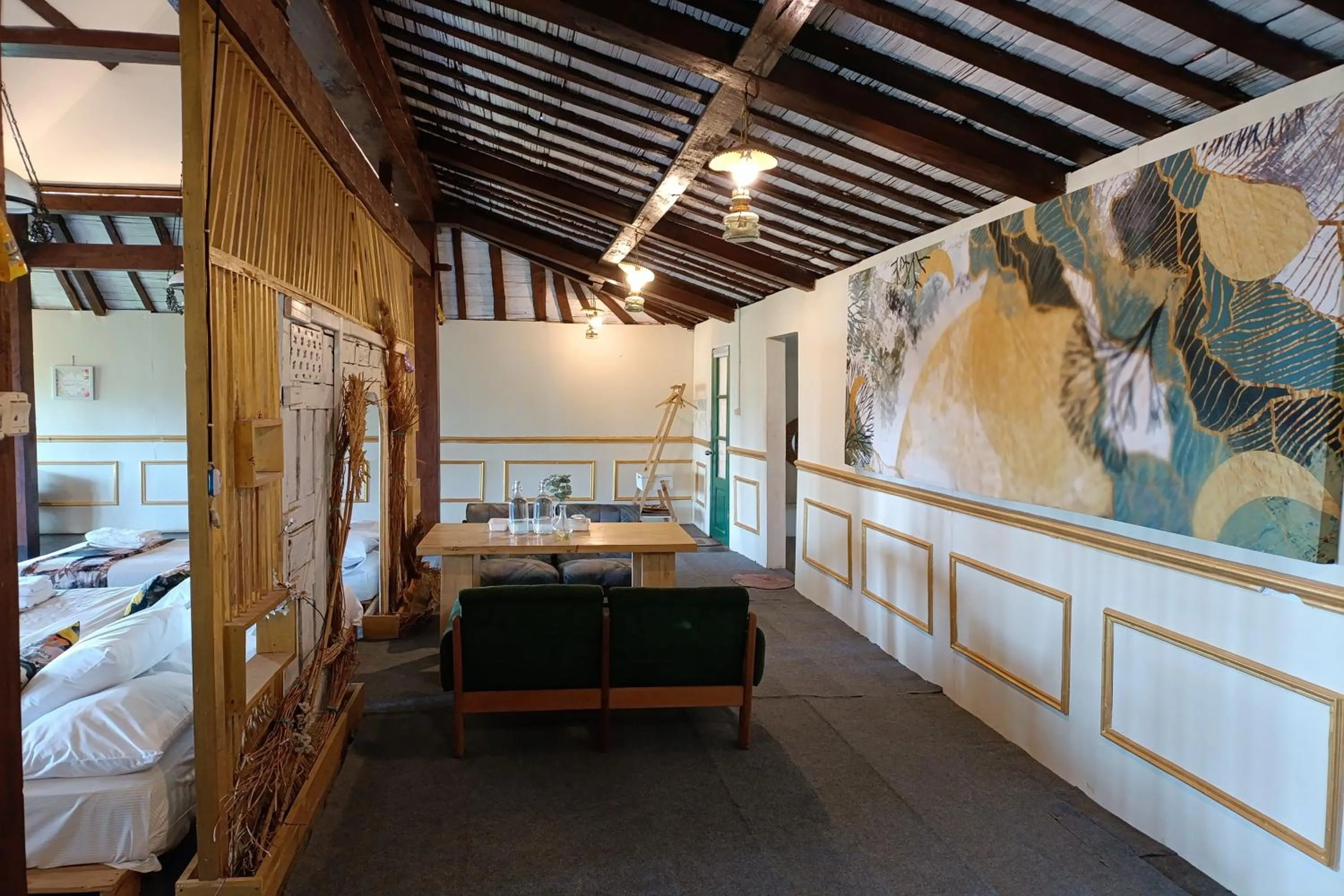 Seating area, Bed in Mendulang by Belza