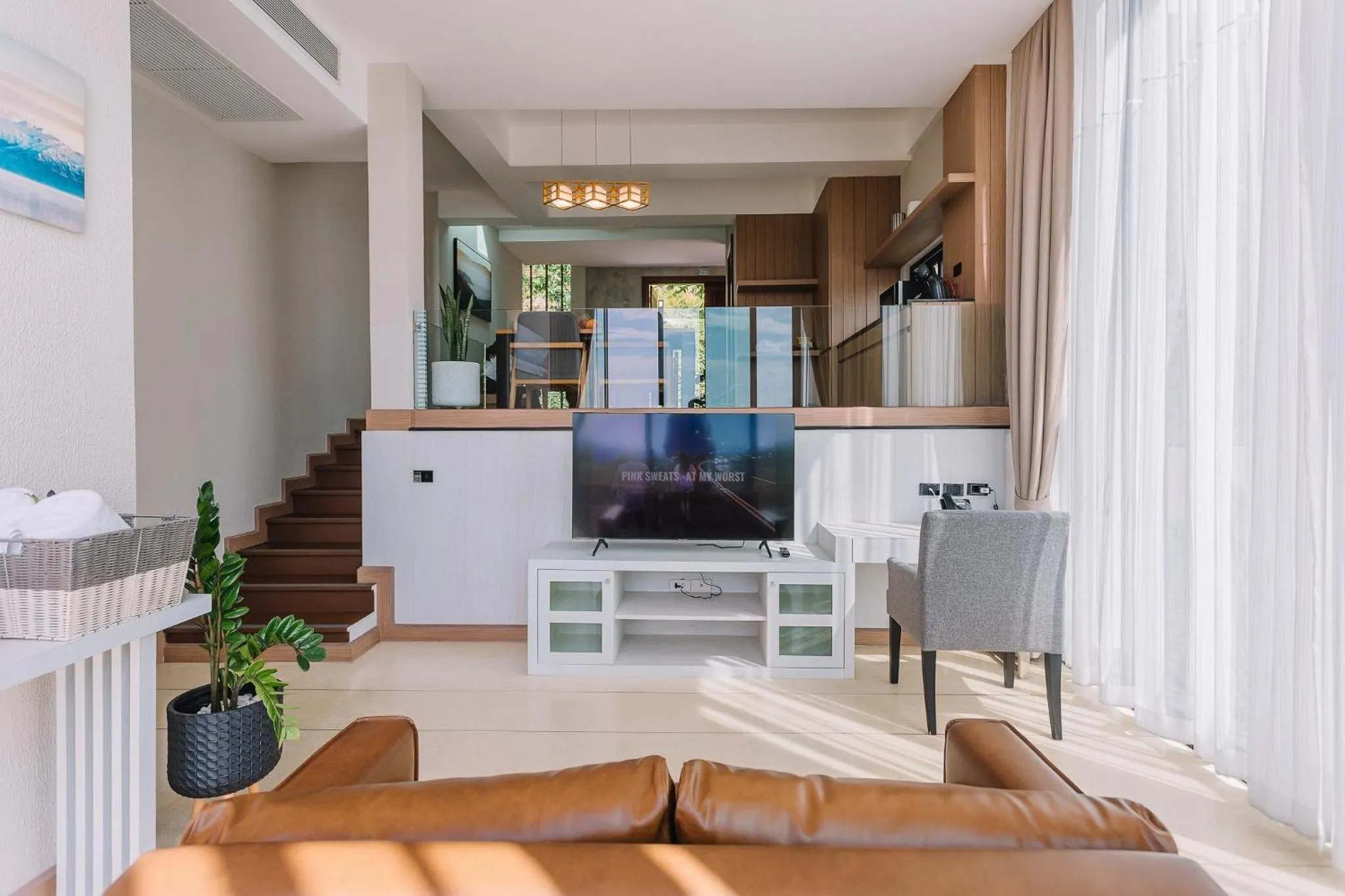 TV and multimedia in Sky View Luxury Pool Villa - SHA