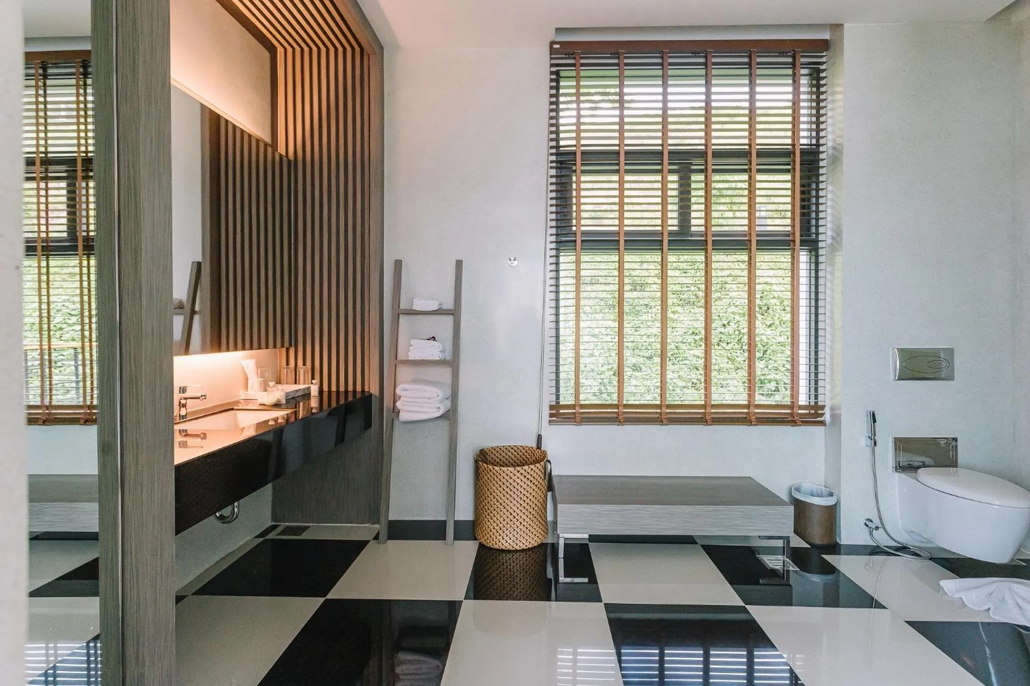 Bathroom, Bed in Sky View Luxury Pool Villa - SHA
