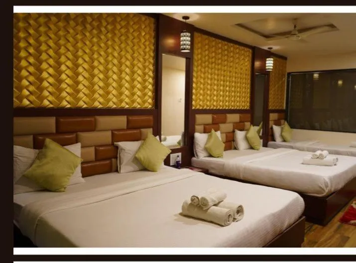 Bed in Khushi Riverside Resort & Spa