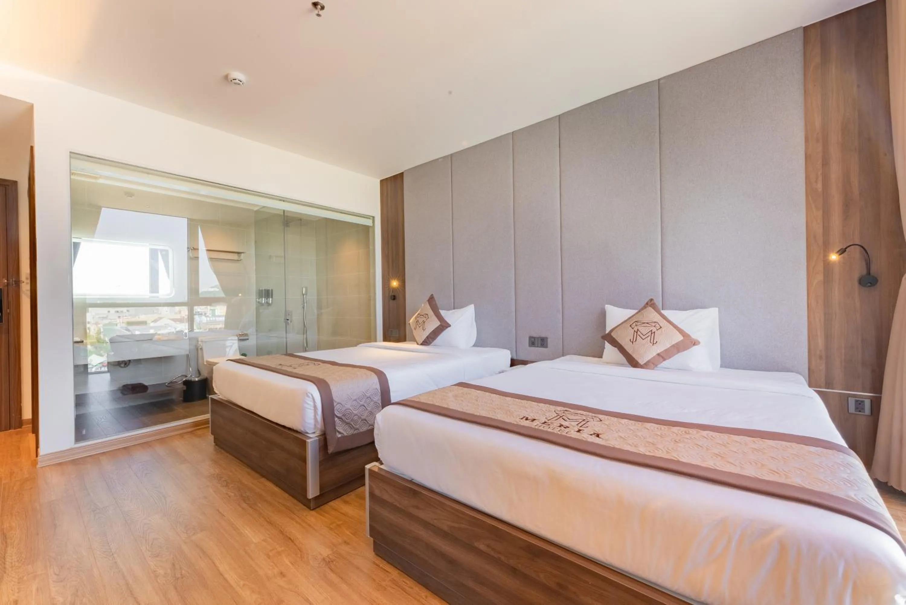 Bed in MERIA Hotel Quy Nhơn