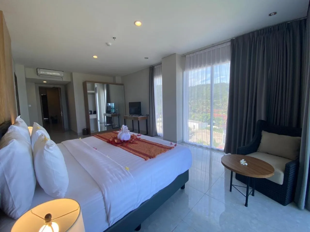 Photo of the whole room, Bed in Raja Hotel Kuta Mandalika Resort & Convention