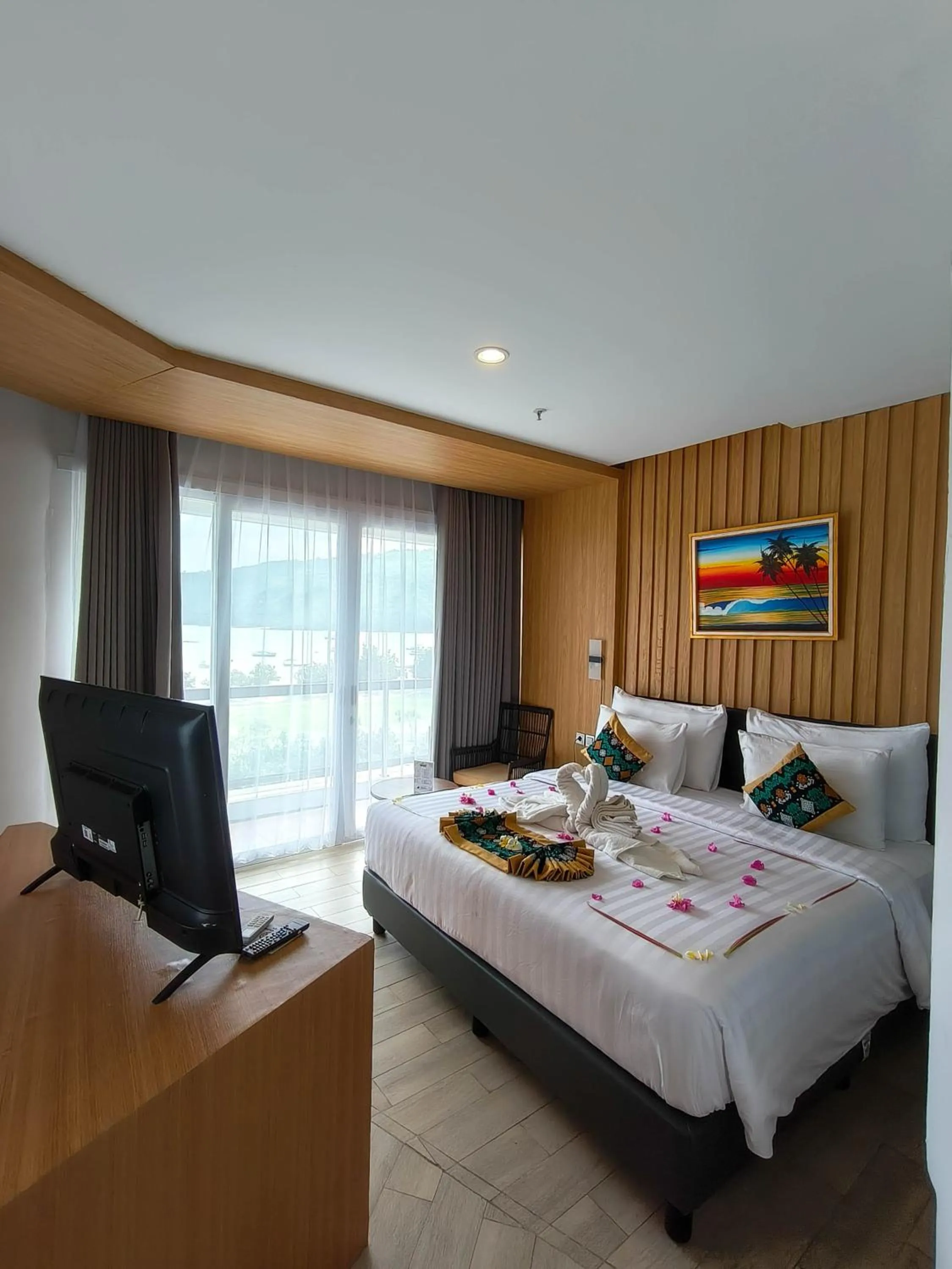 Bedroom, Bed in Raja Hotel Kuta Mandalika Resort & Convention