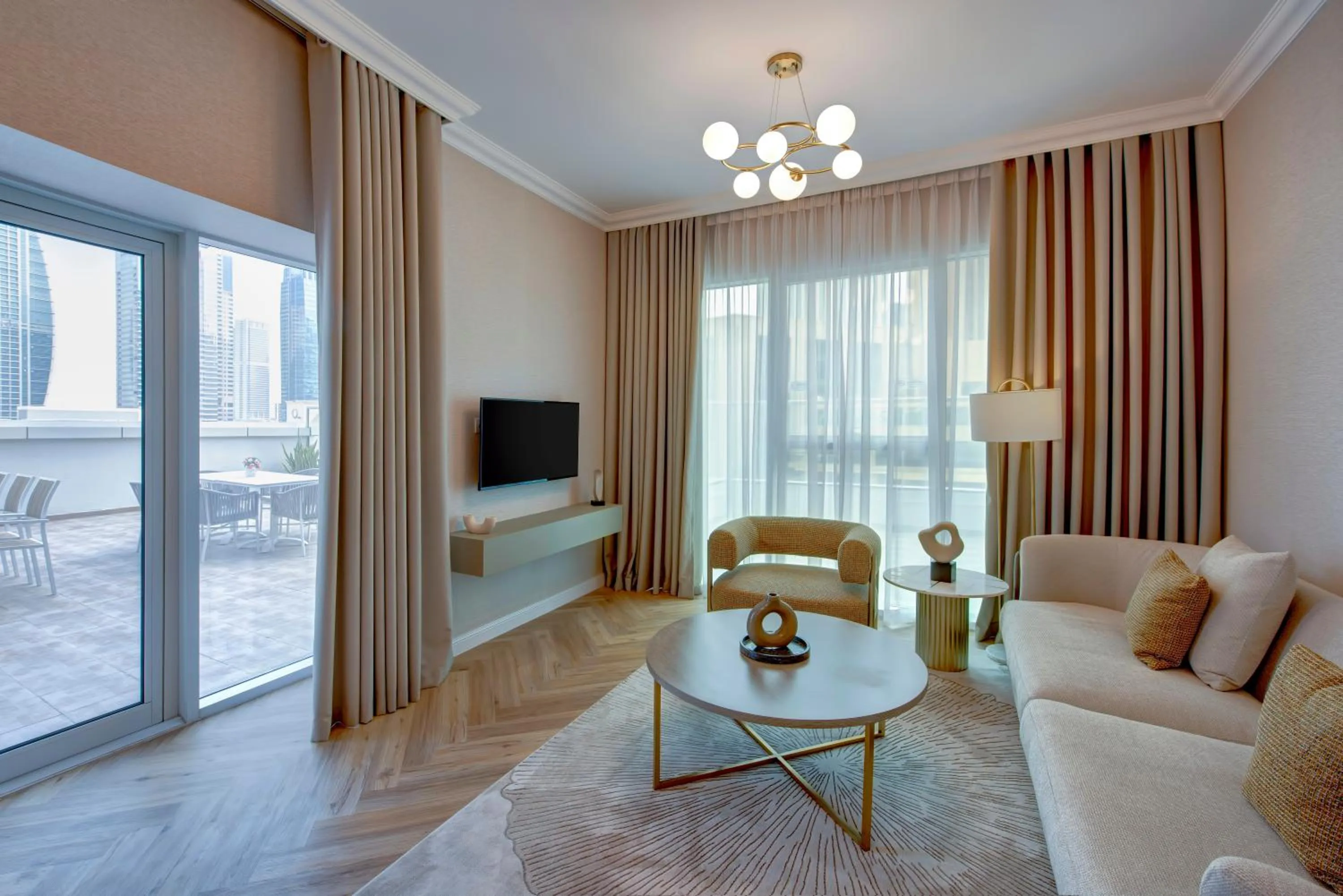 Living room in Royal Regency Suites Marina