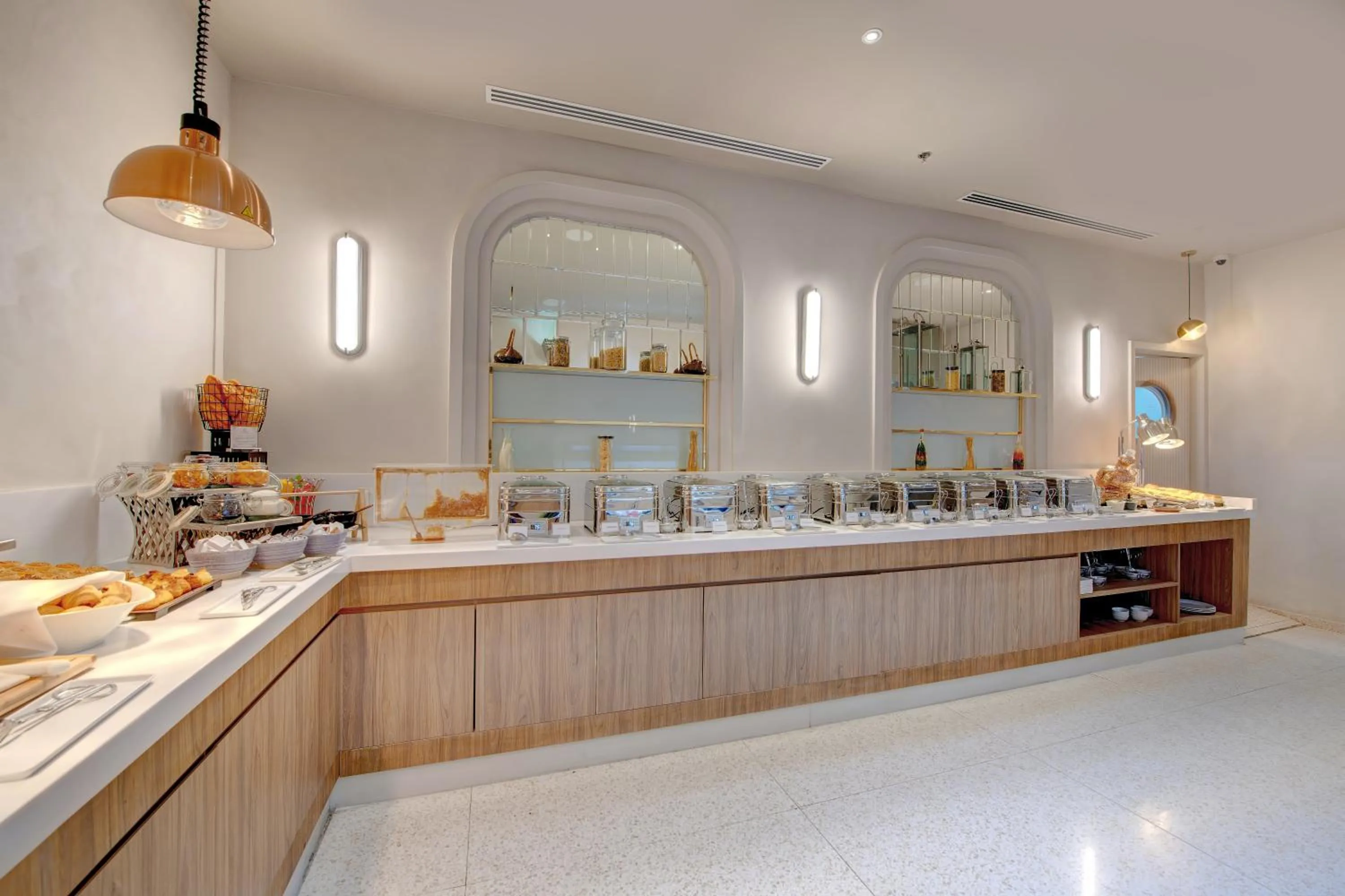 Buffet breakfast in Royal Regency Suites Marina