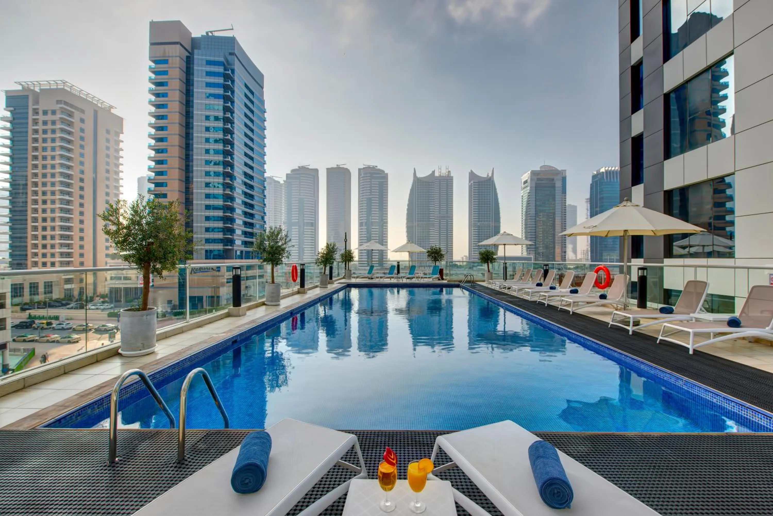 Swimming pool in Royal Regency Suites Marina