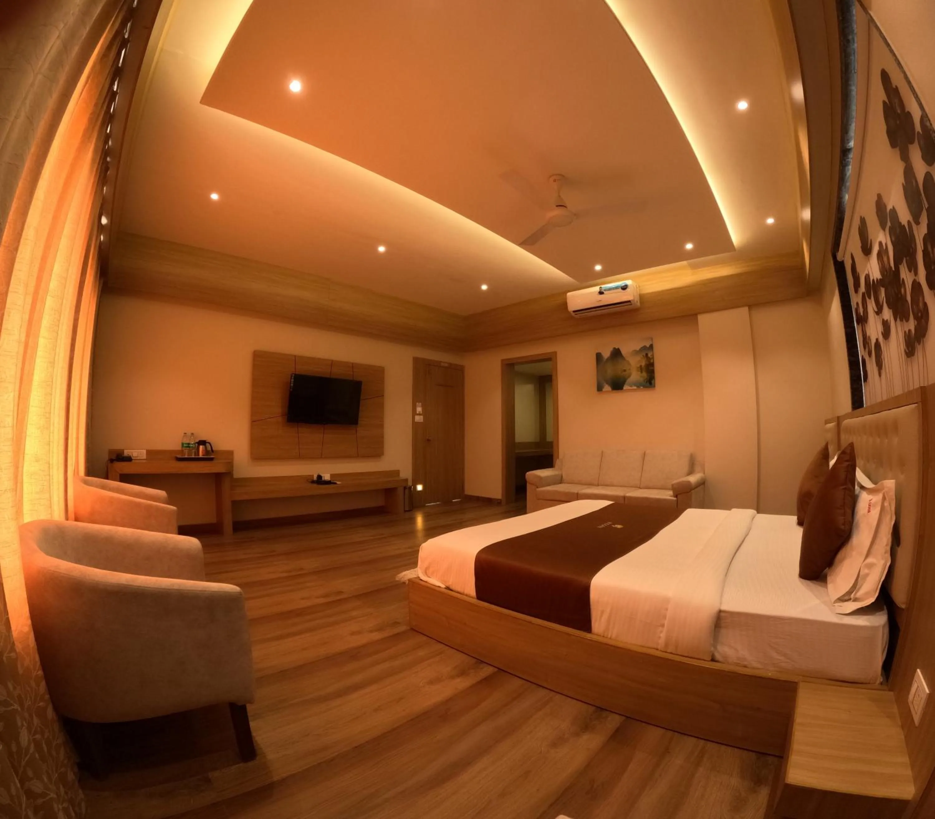 View (from property/room), Bed in Hotel 9 Coin