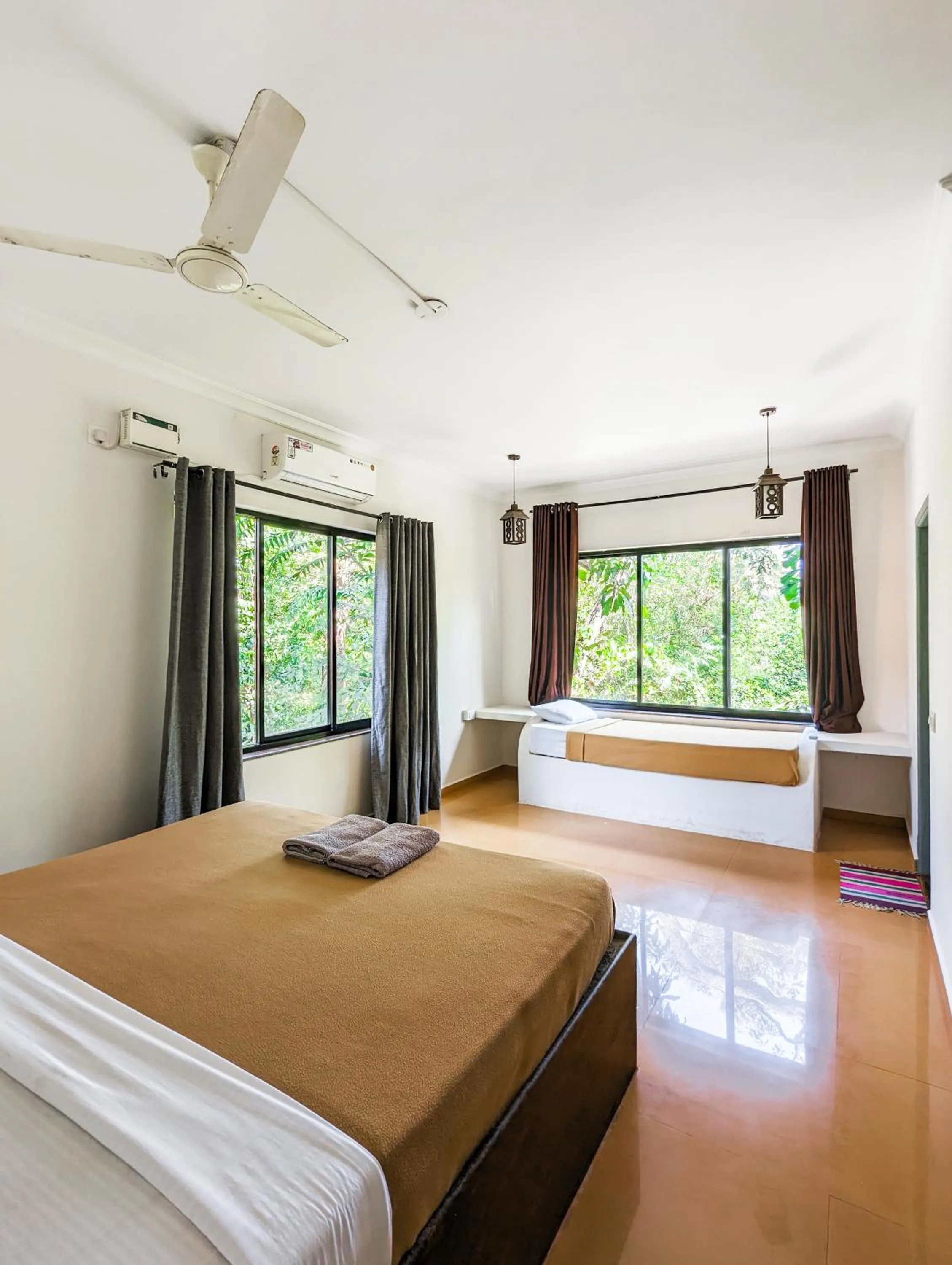 Bed in Nalanda Retreat Goa By Mandrem Beach