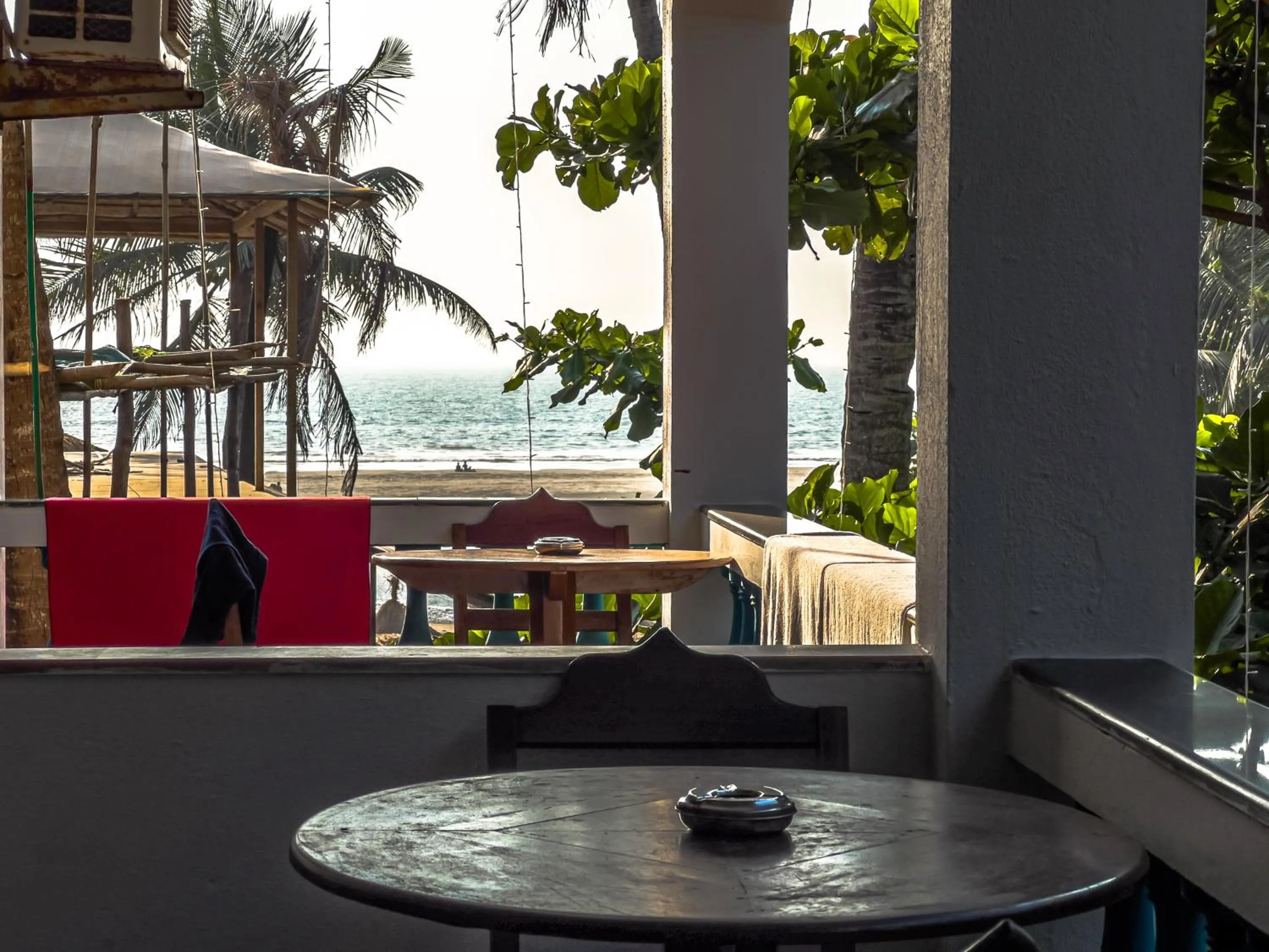 Patio in Nalanda Retreat Goa By Mandrem Beach