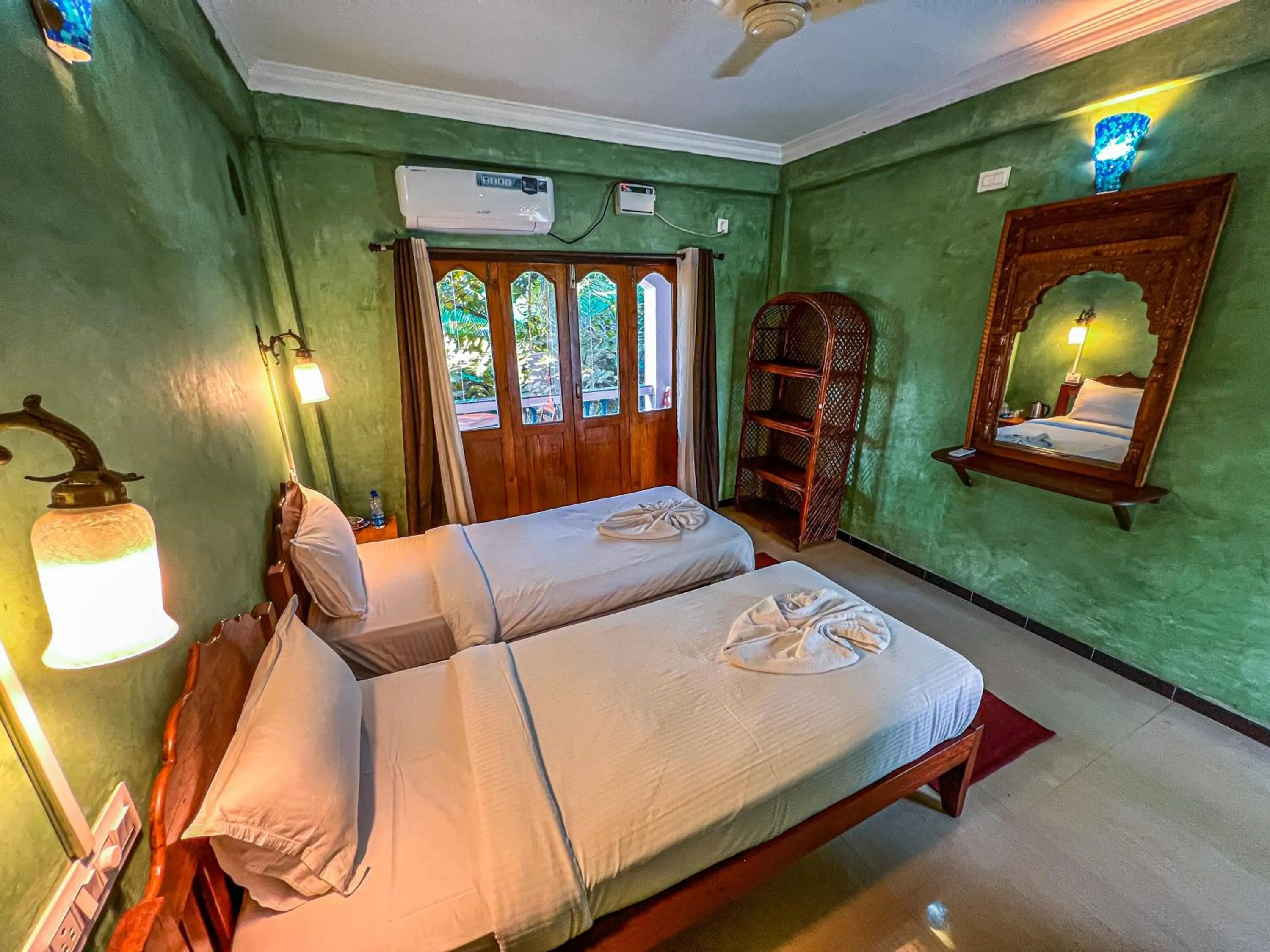 Bed in Nalanda Retreat Goa By Mandrem Beach