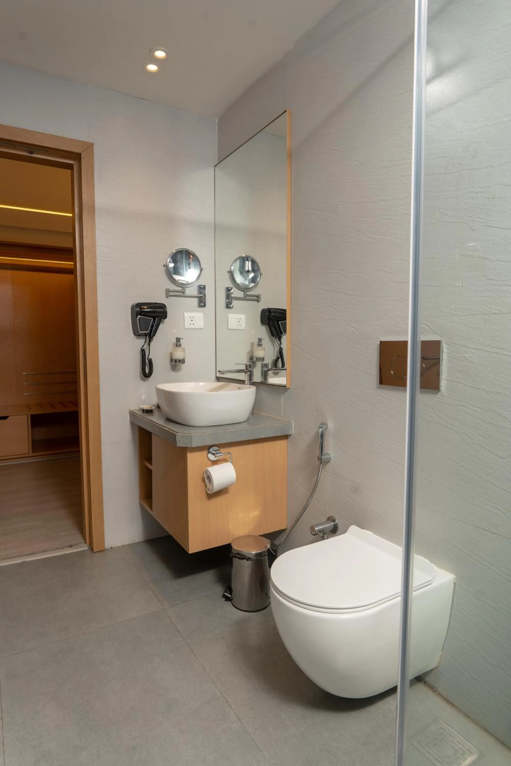 Bathroom in U Rivergate Resort & Spa, Karjat