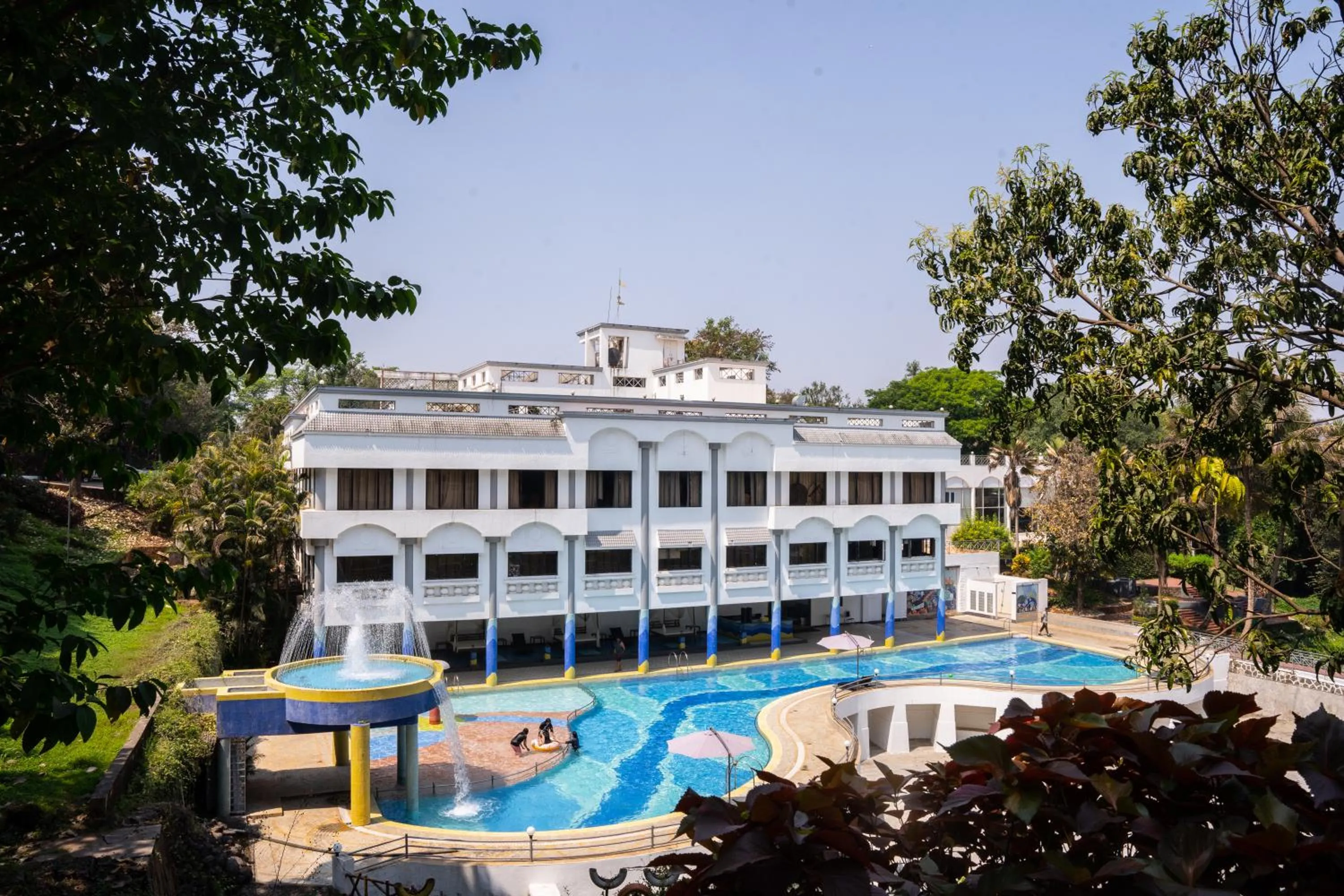 Pool view in U Rivergate Resort & Spa, Karjat