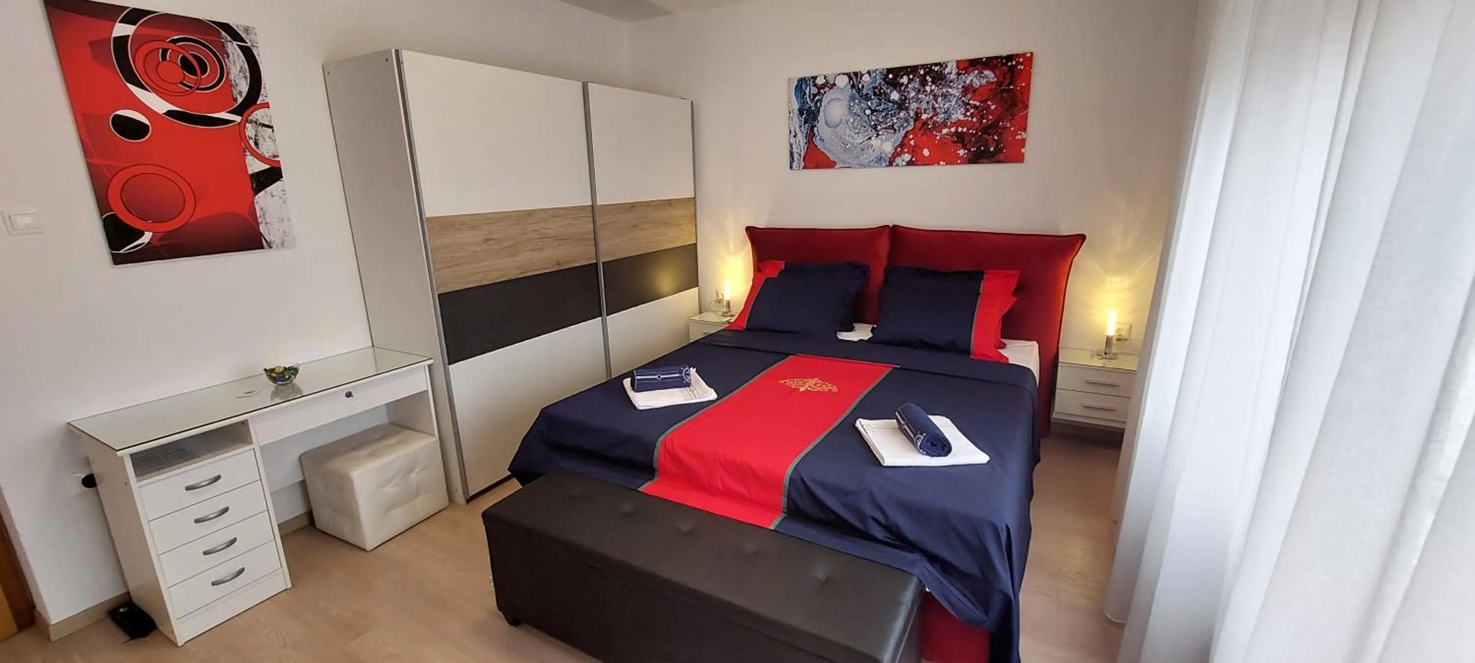 Bed in Apartman Perunika