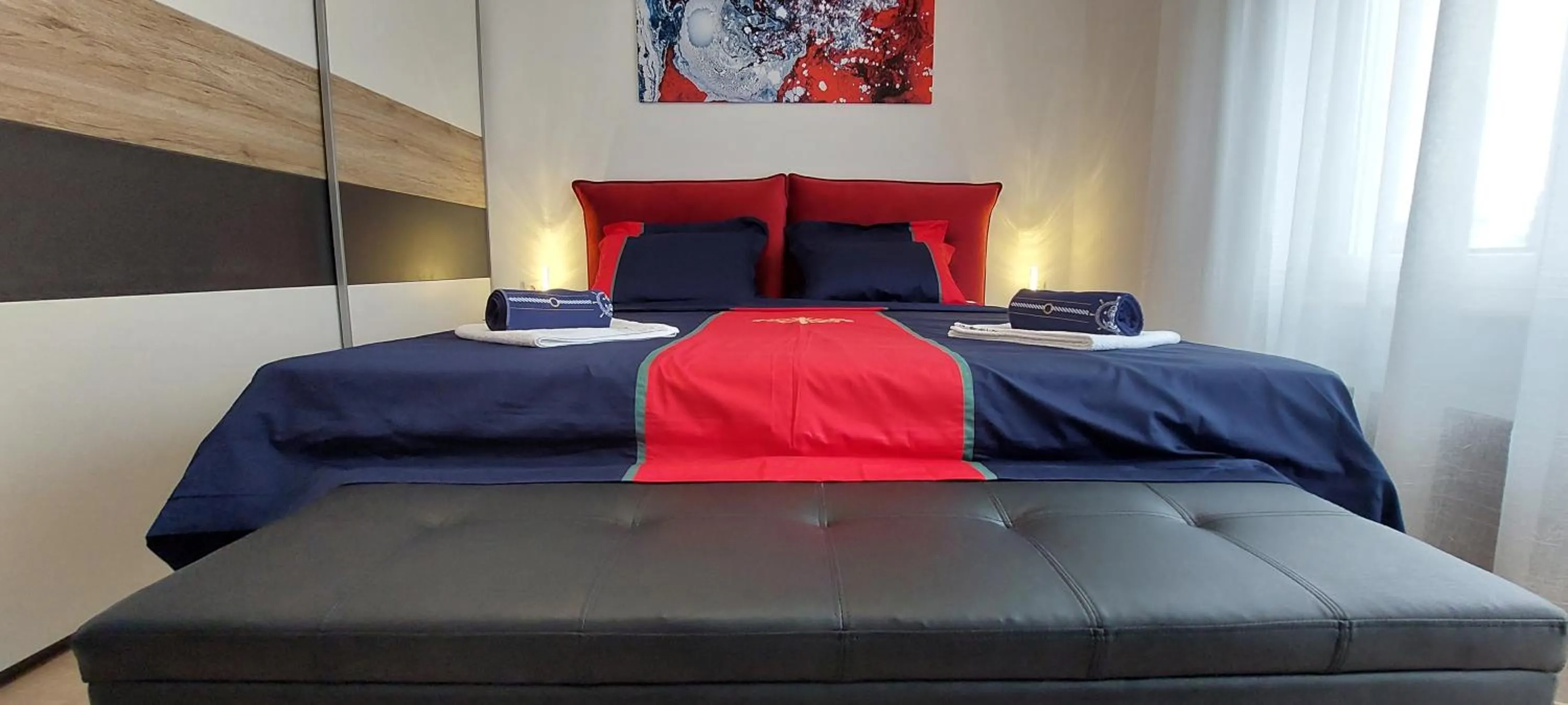 Bed in Apartman Perunika