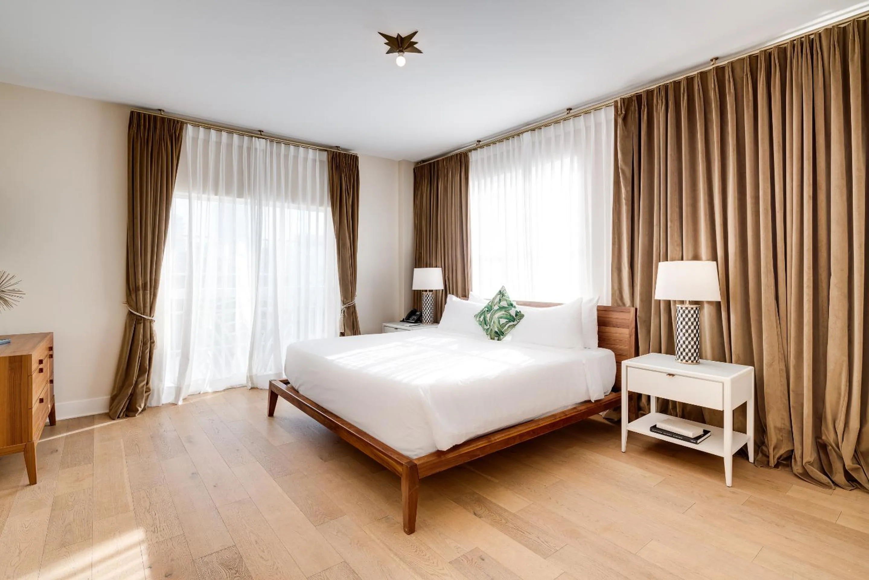 Bed in The Savoy Hotel & Beach Club