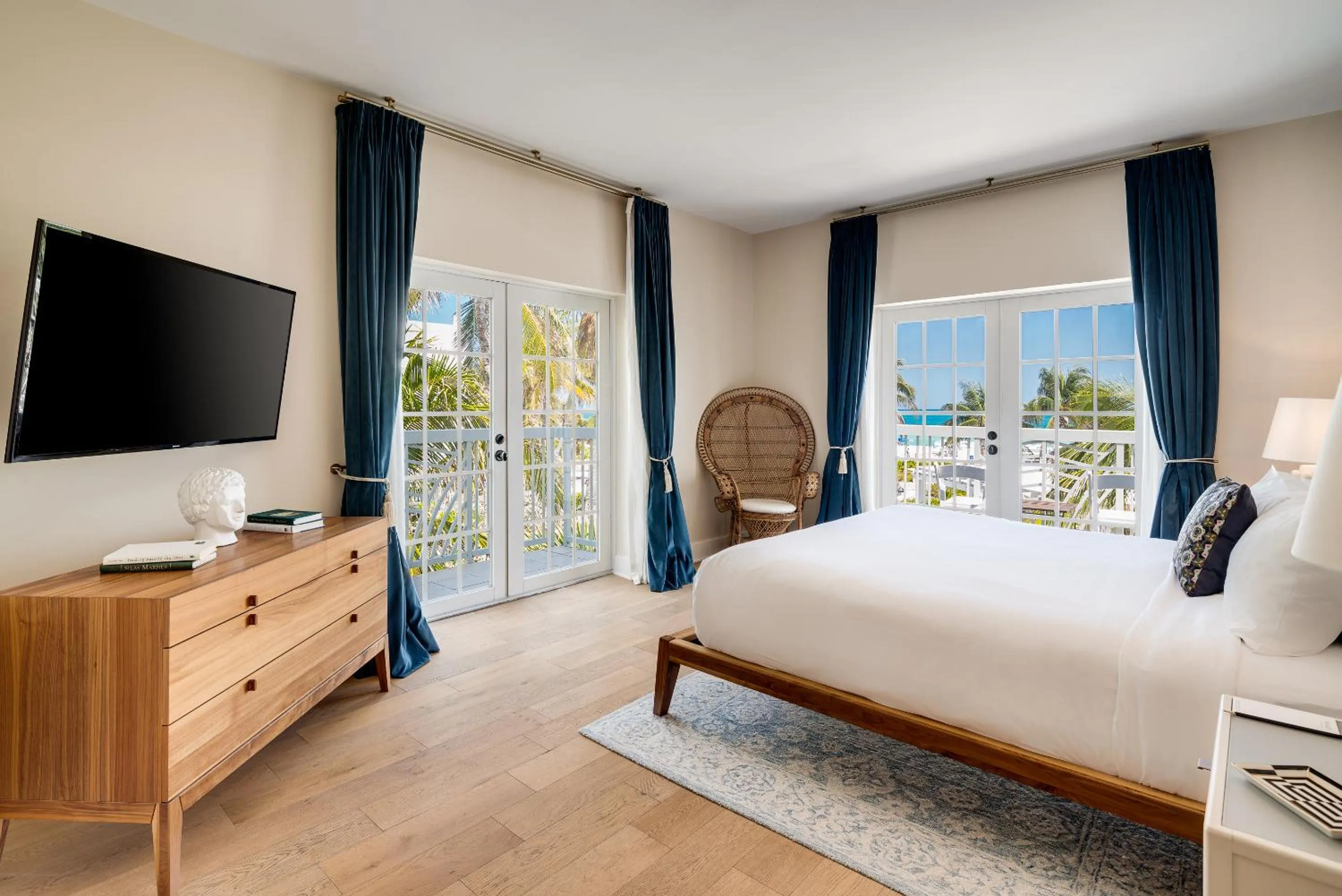 Bed in The Savoy Hotel & Beach Club