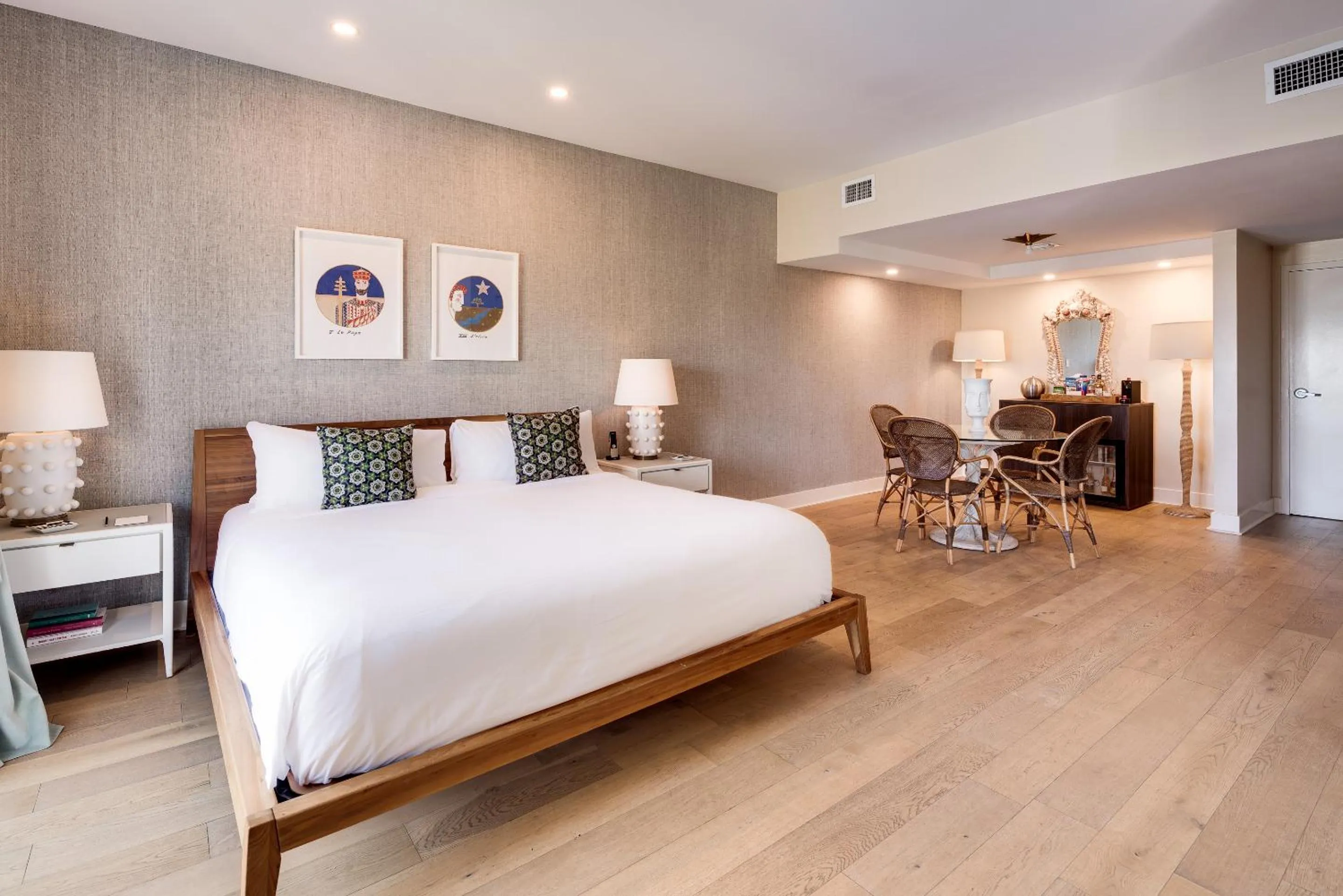 Bed in The Savoy Hotel & Beach Club