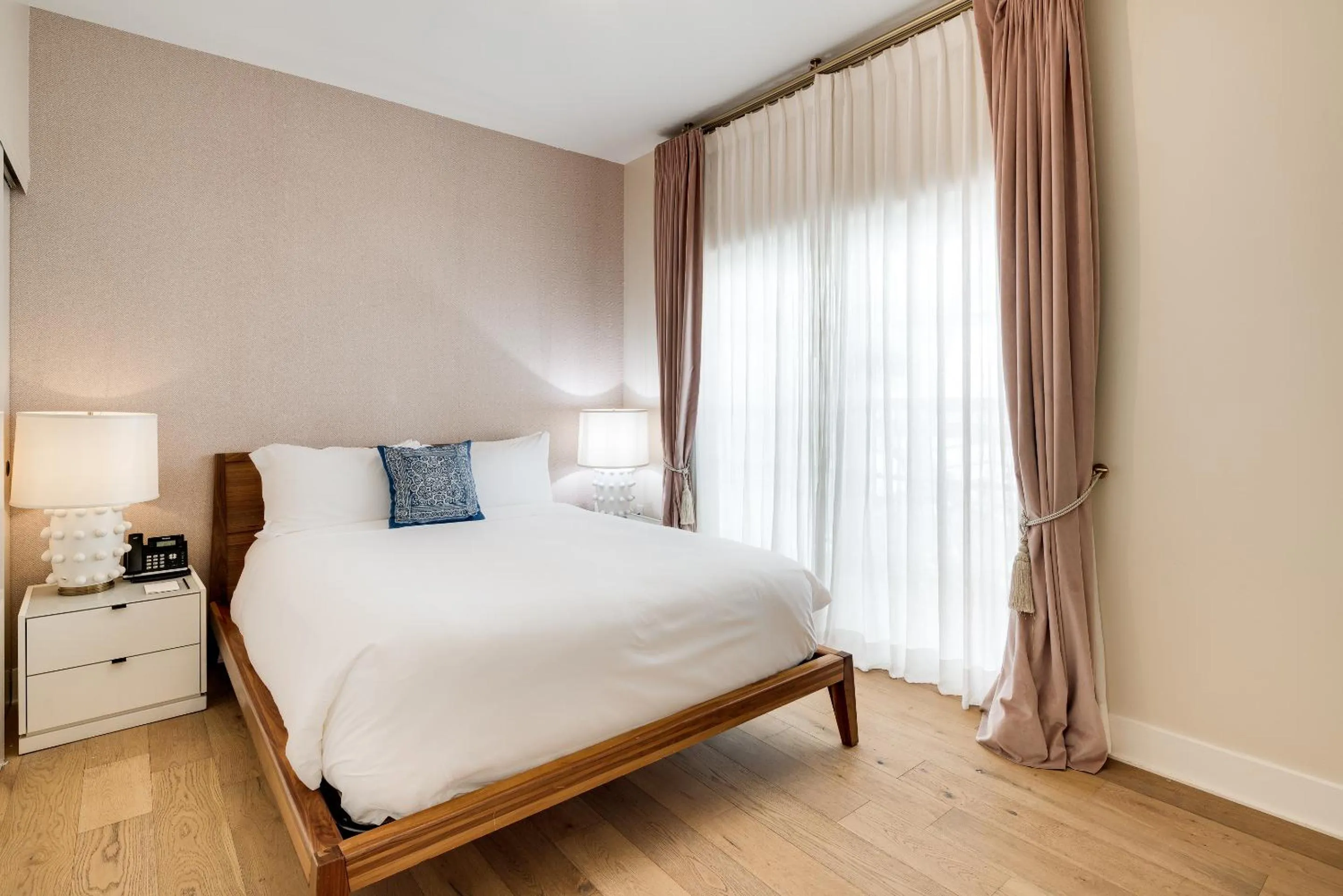 Bed in The Savoy Hotel & Beach Club