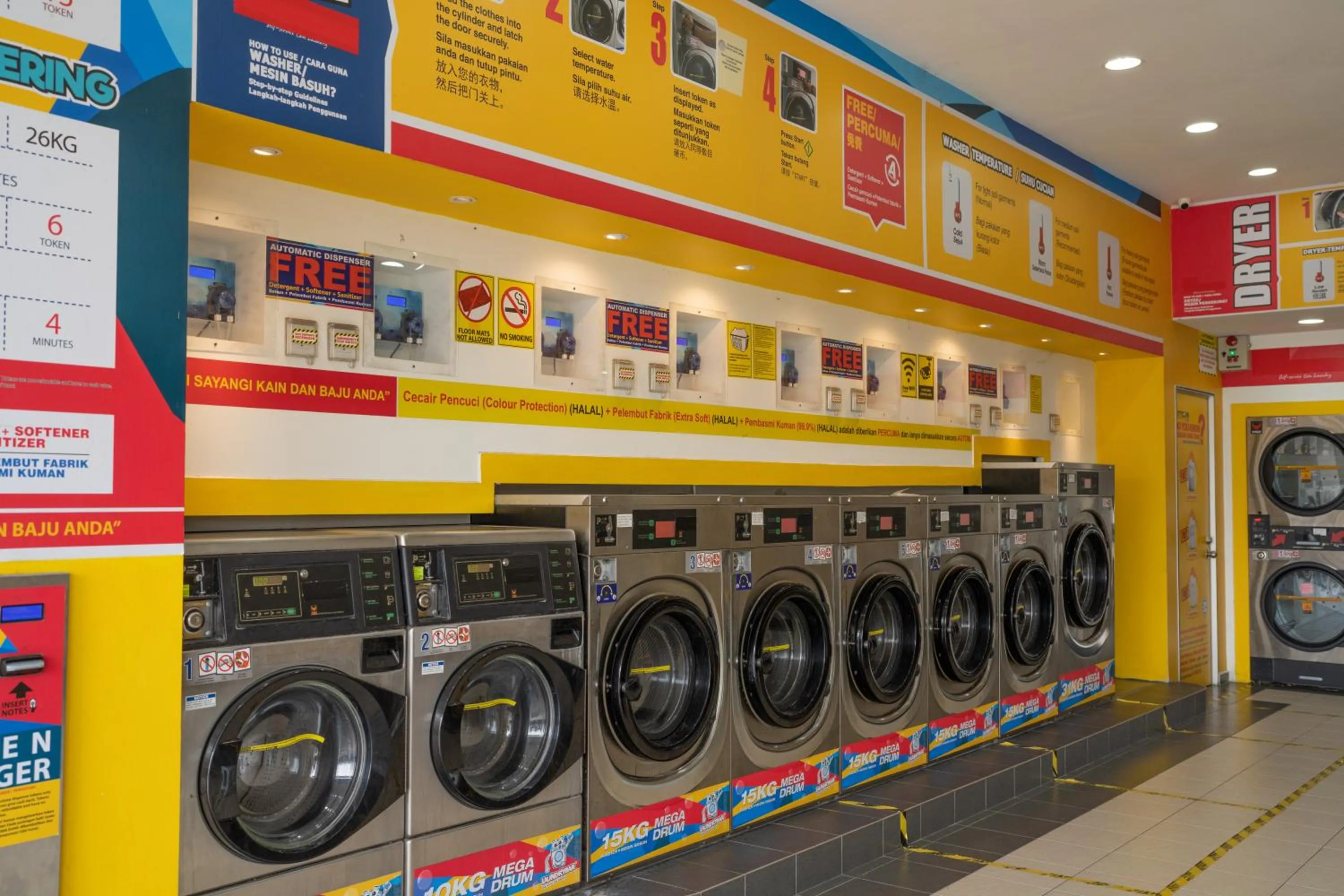 laundry in Mary J Hotel Family 10 pax room