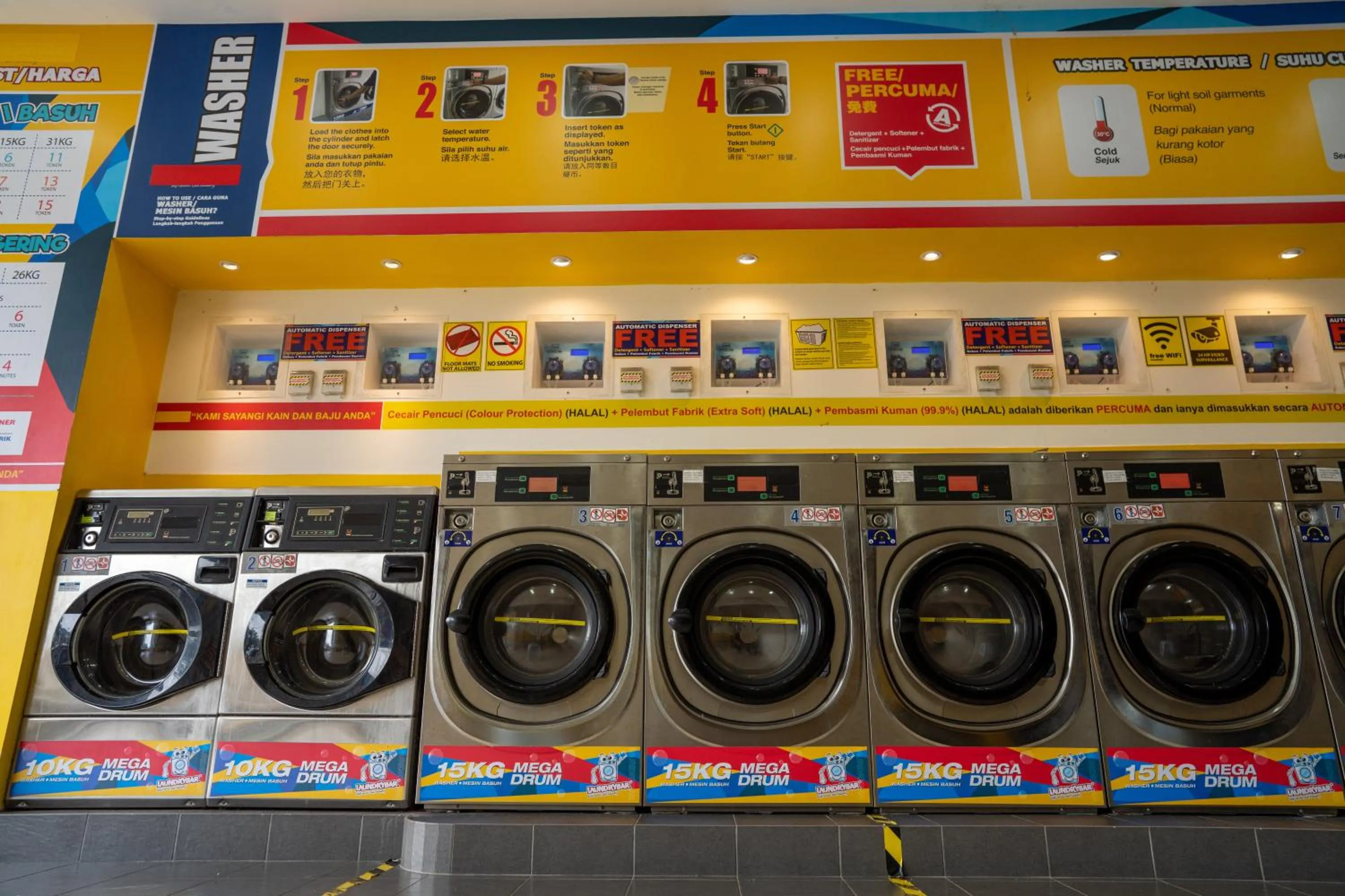 laundry in Mary J Hotel Family 10 pax room