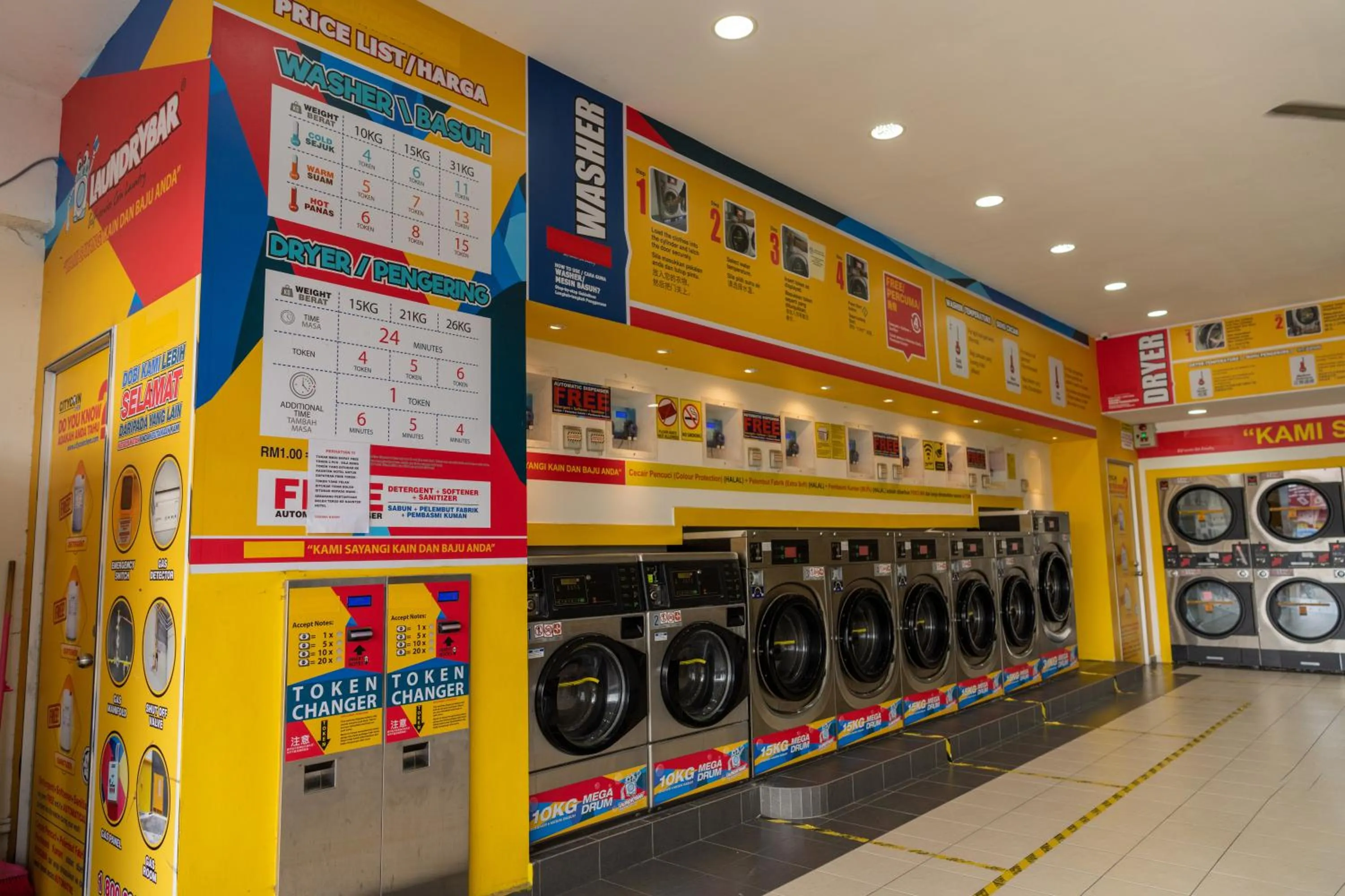 laundry in Mary J Hotel Family 10 pax room