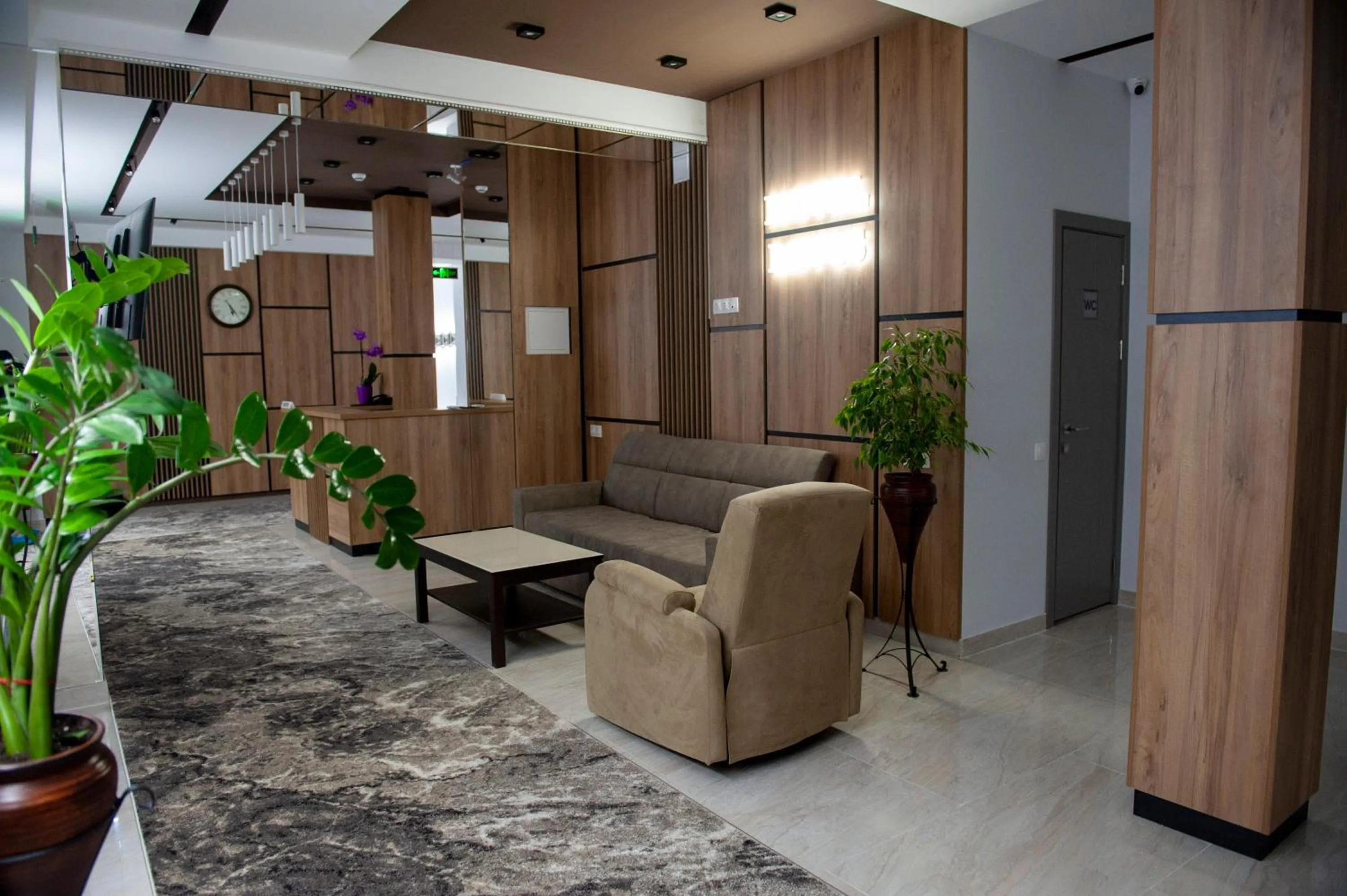 Lobby or reception in Lotus Hotel Chisinau