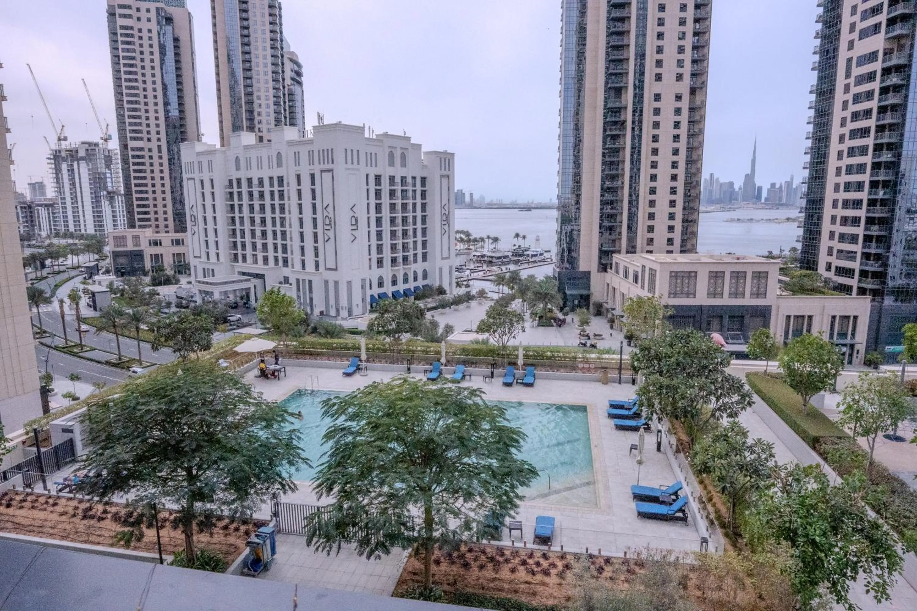 Property building in 3BR Haven with Burj Views by MagnoliasVHR