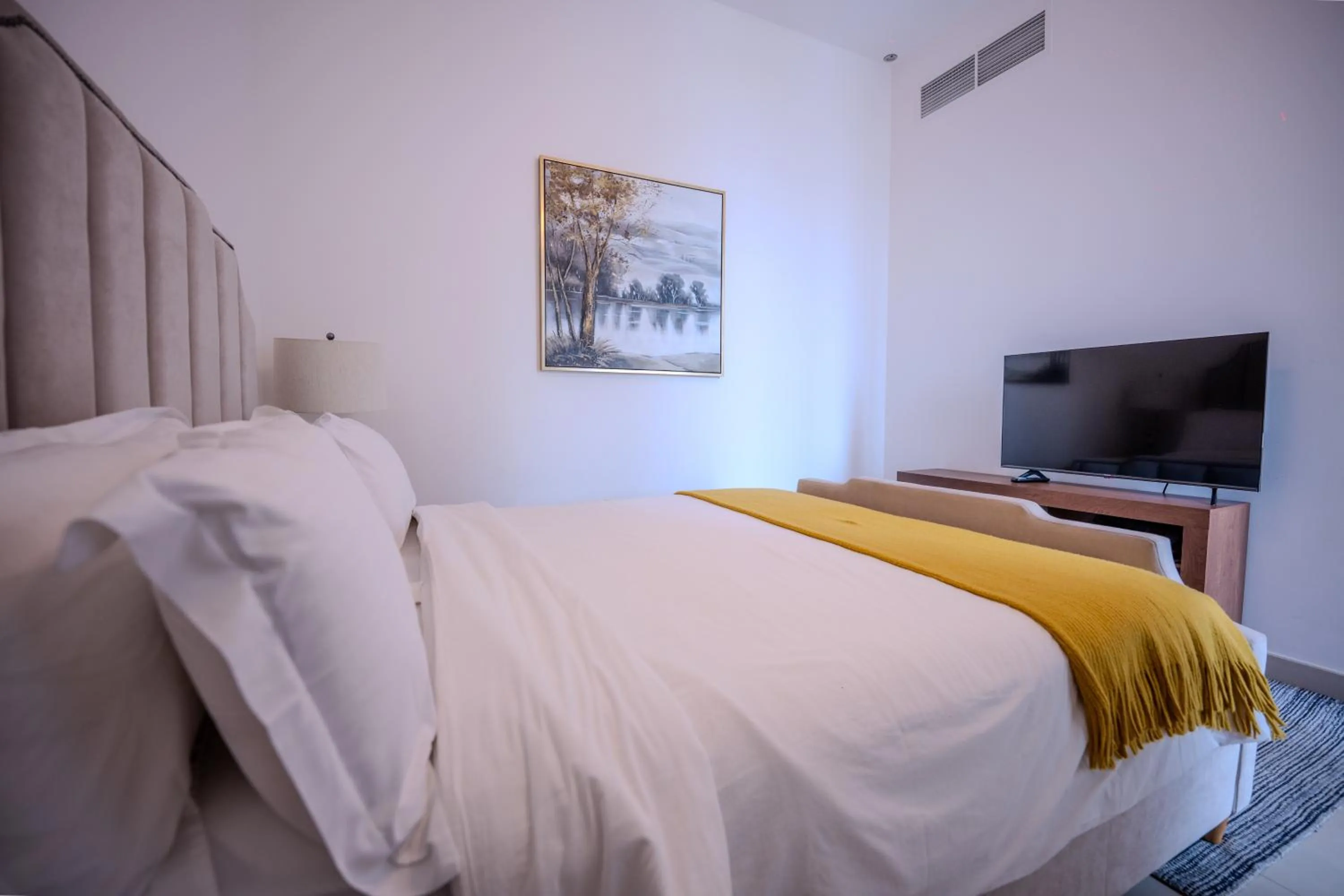 Bed in 3BR Haven with Burj Views by MagnoliasVHR