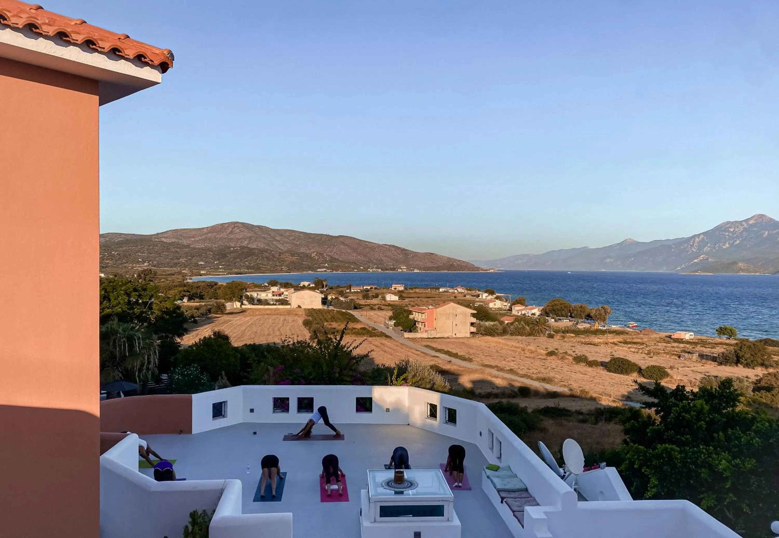 Balcony/Terrace in Nisea Hotel Samos
