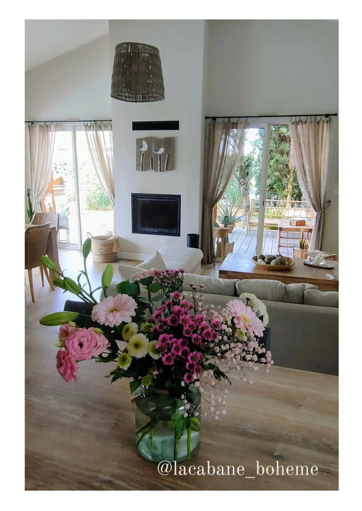 Dining area in La Cabane Bohème, Maison d'hôtes Bassin d'Arcachon