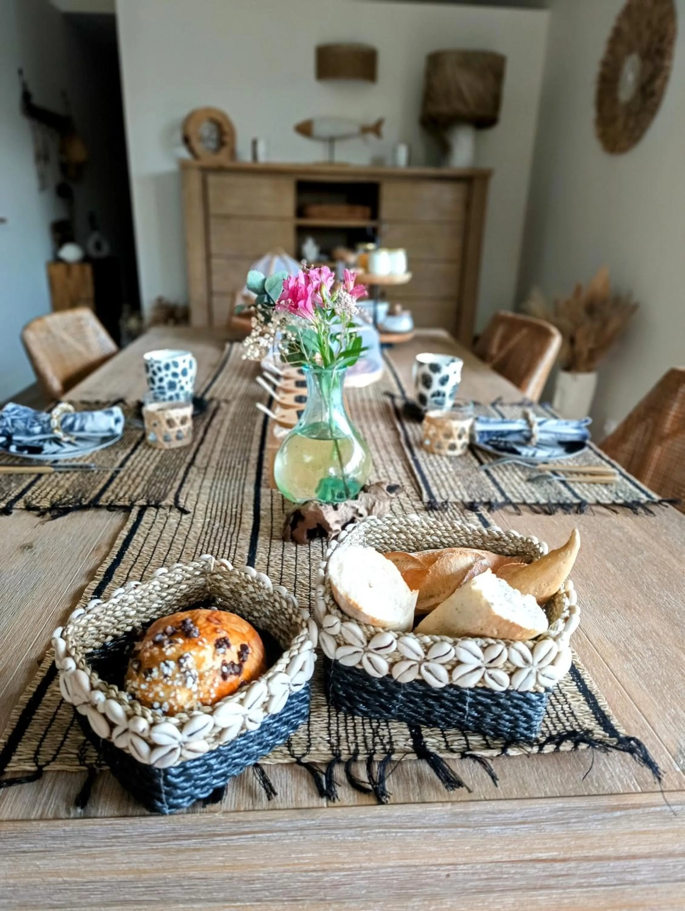Dining area in La Cabane Bohème, Maison d'hôtes Bassin d'Arcachon