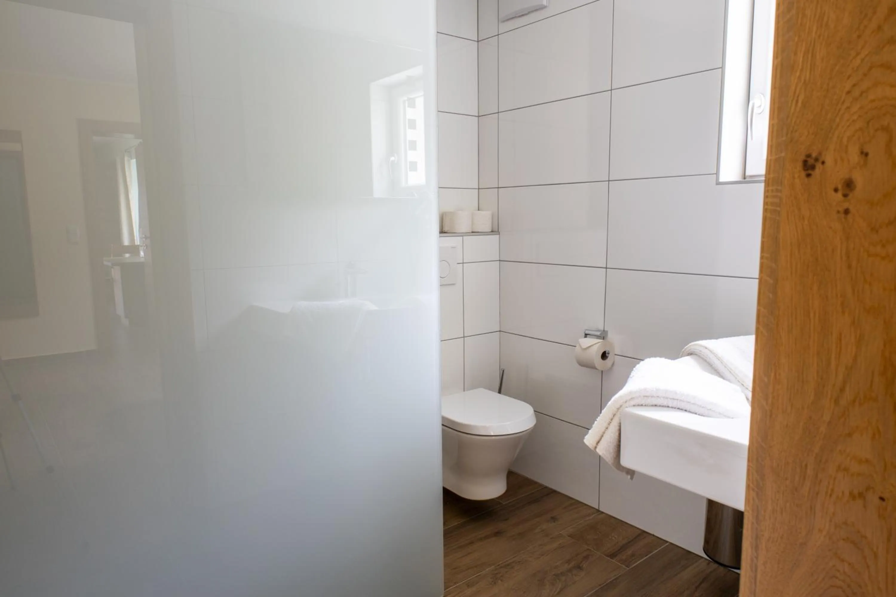 Bathroom in Gasthof Dreiländereck