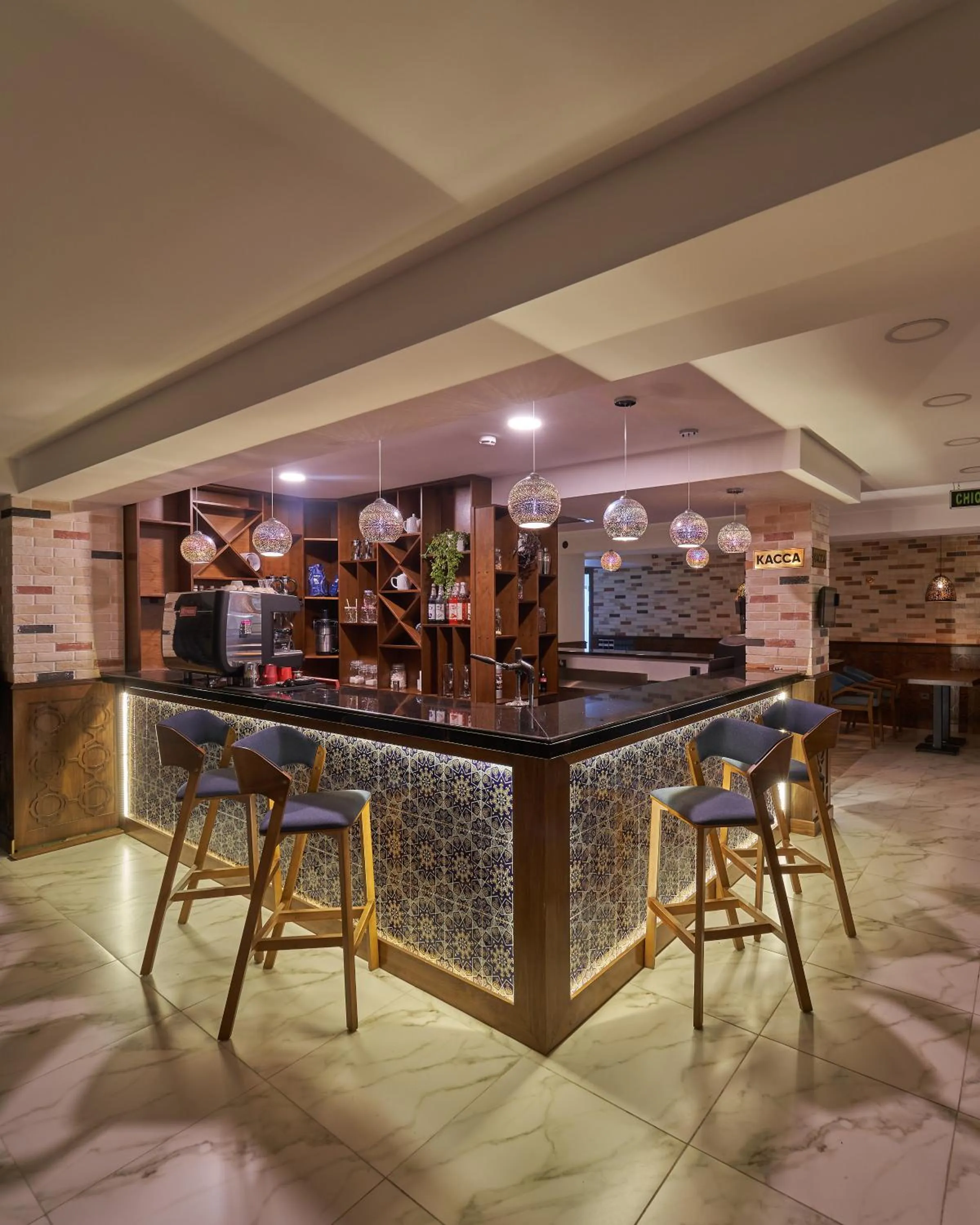 Lounge or bar in Asli Makon Hotel