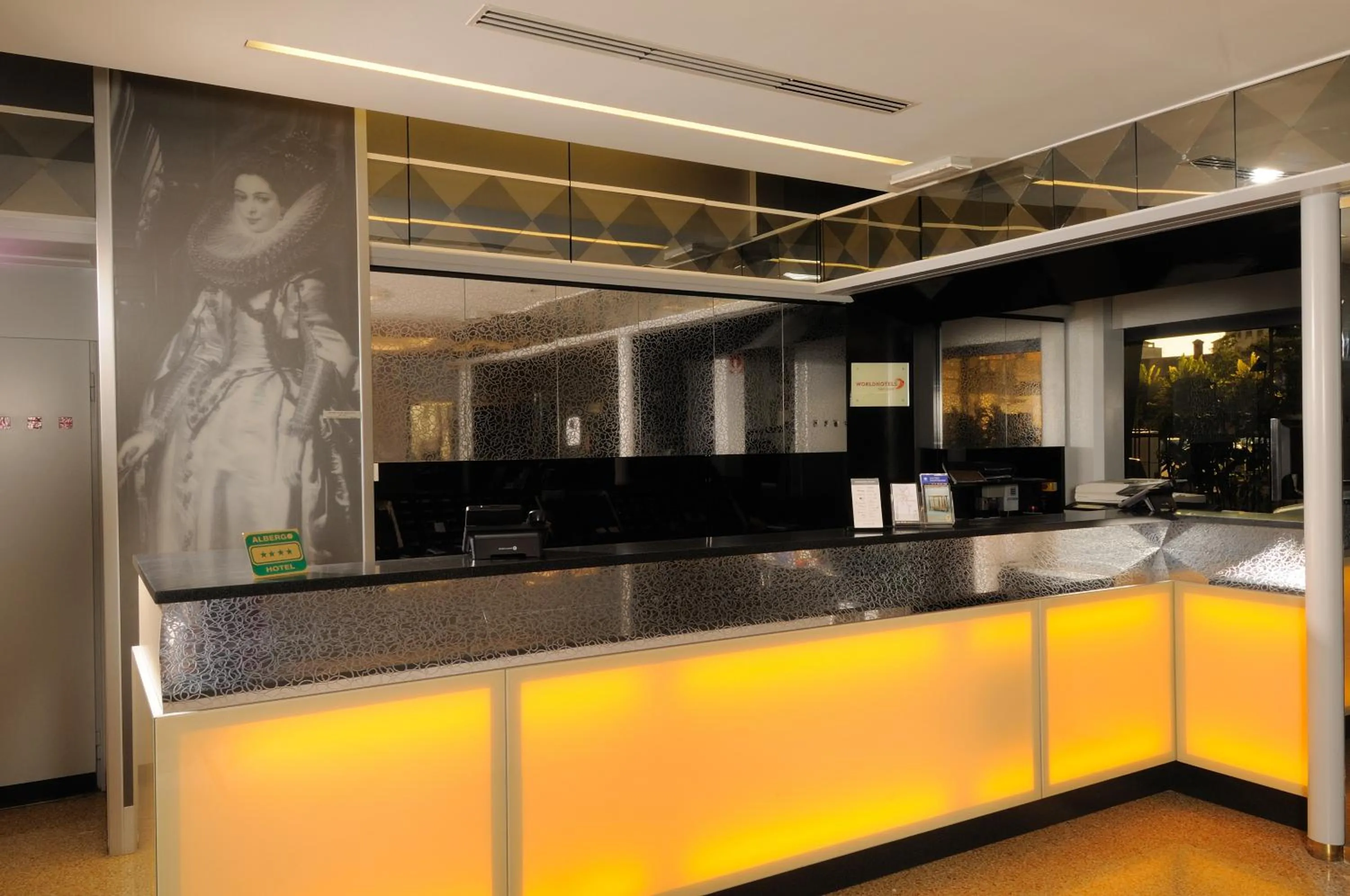 Lobby or reception in c-hotels Rubens