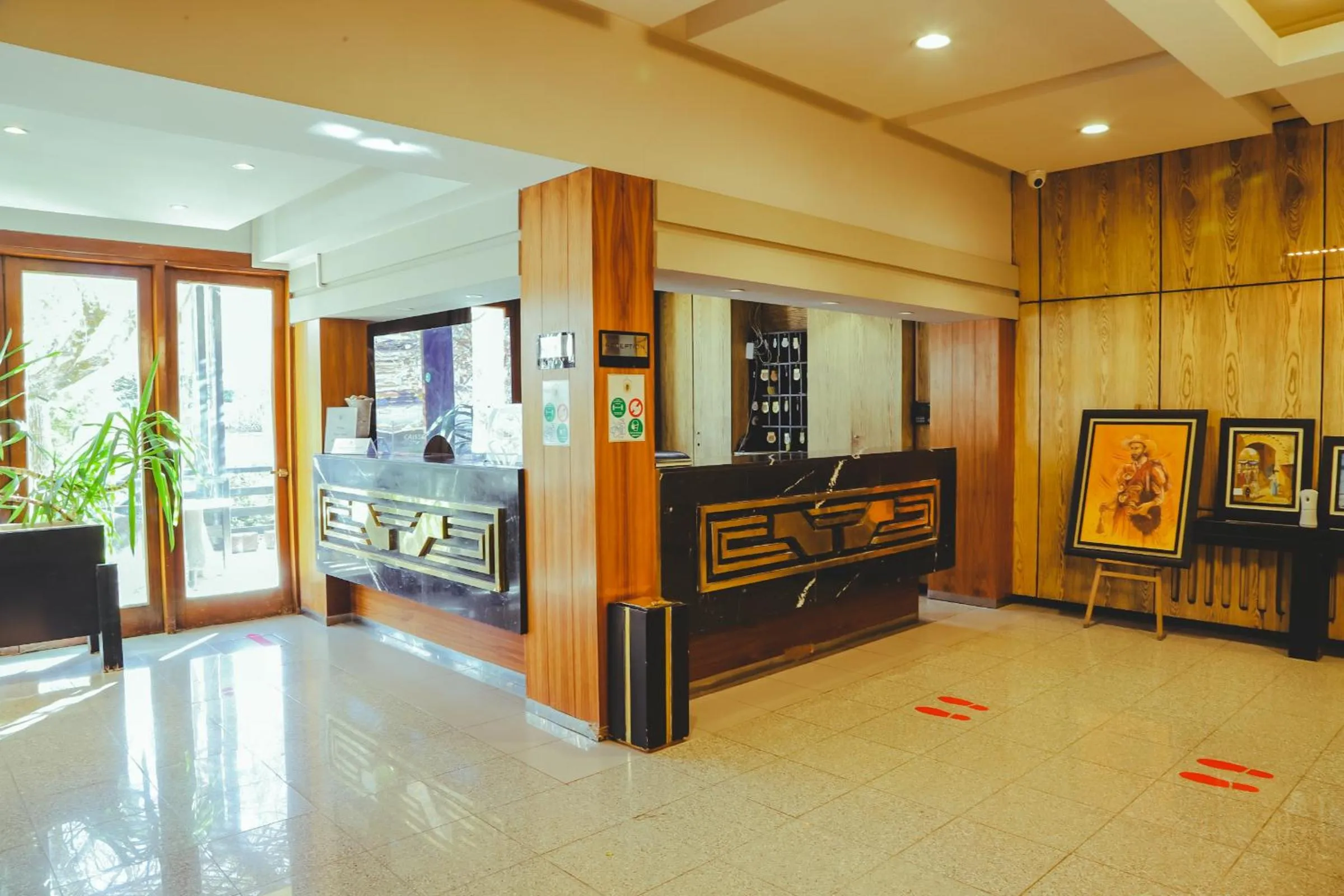 Lobby or reception in Hotel Perce Neige