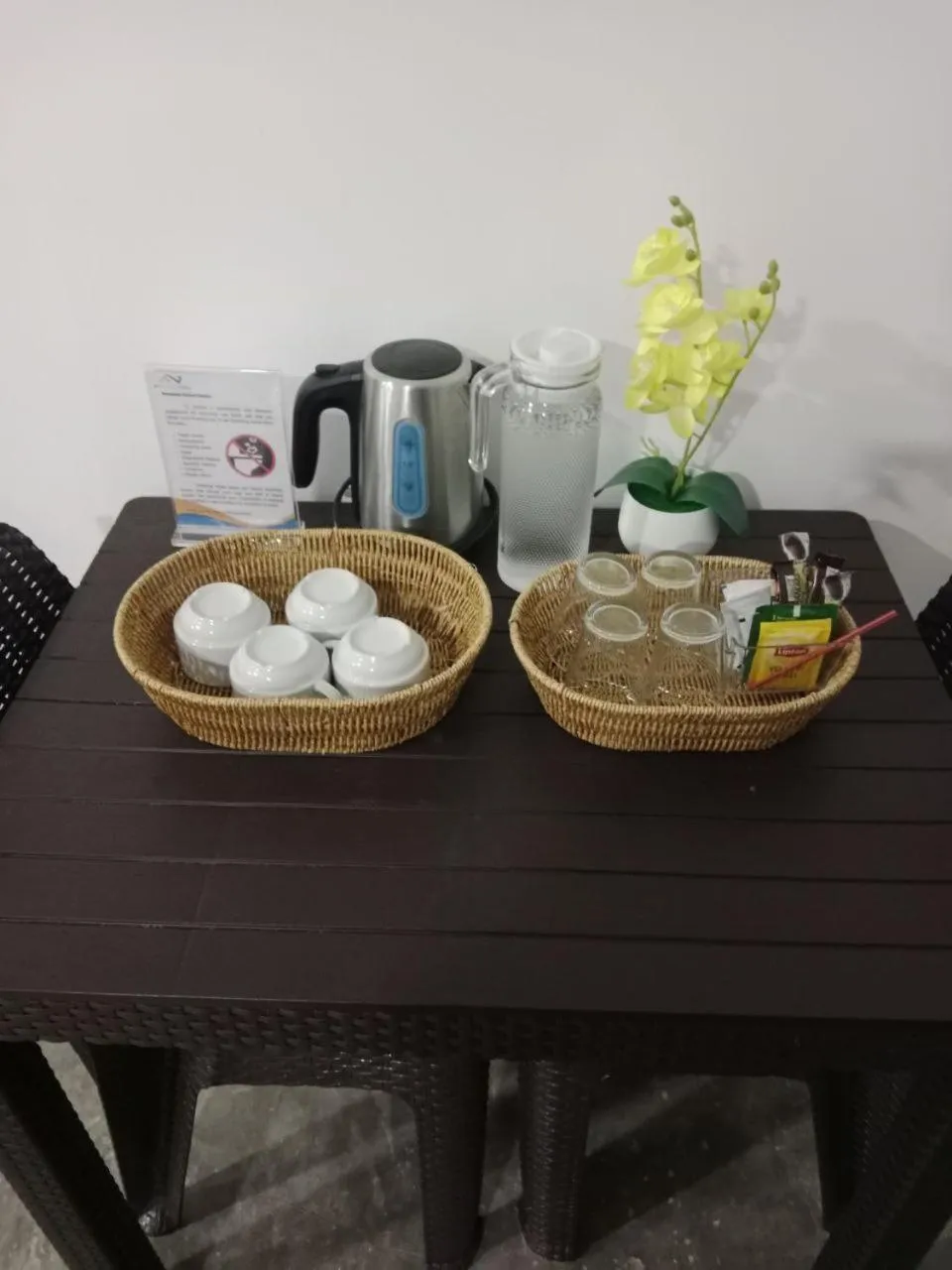 Coffee/tea facilities in AV Suites