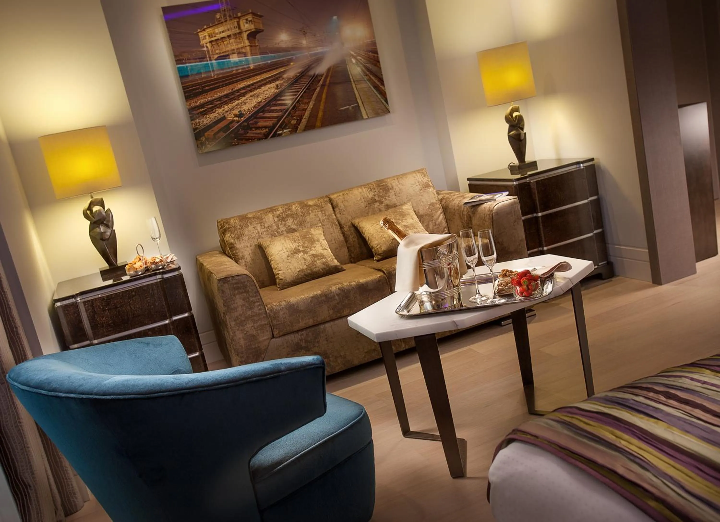 Living room in Hotel Cavour