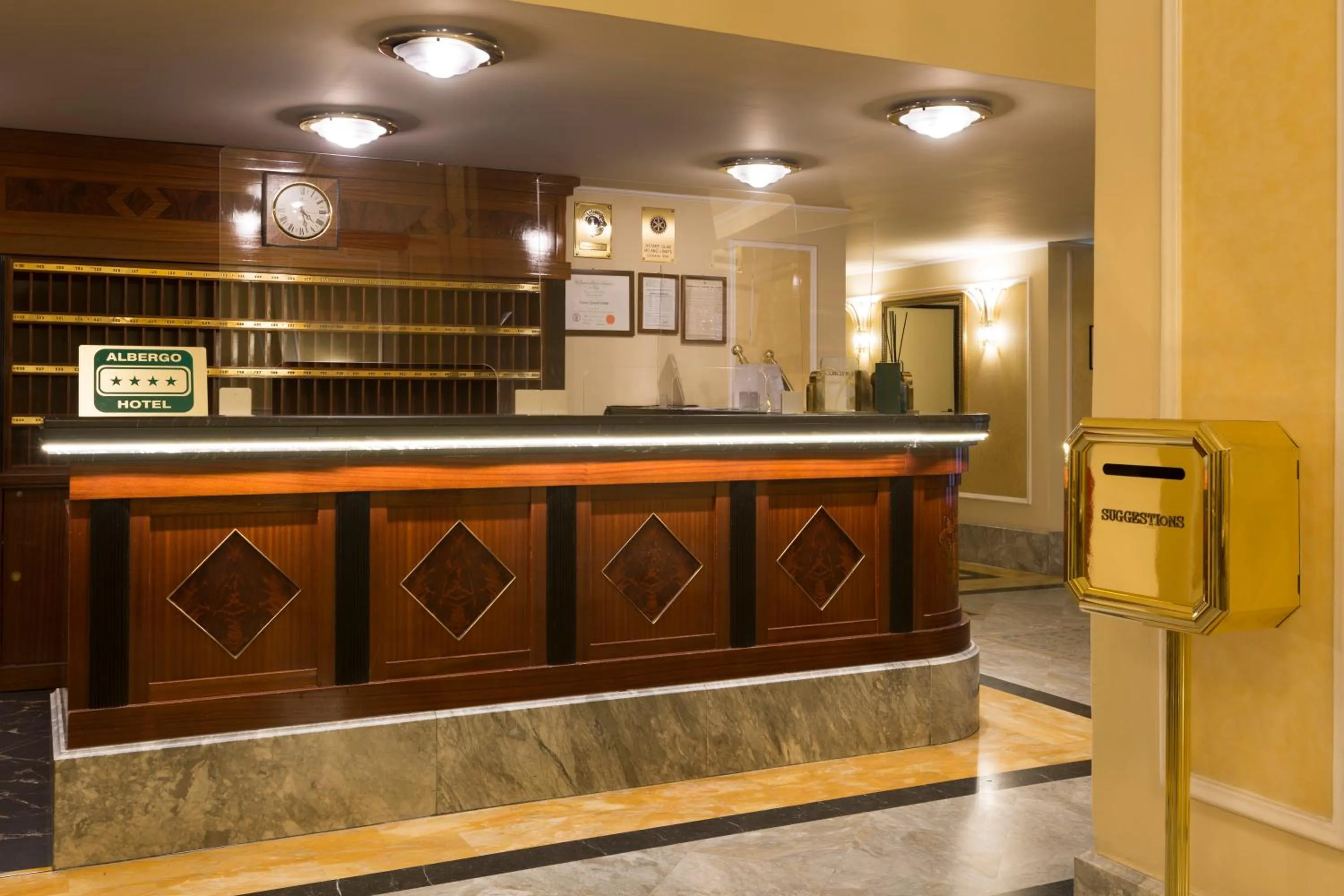 Lobby or reception in Doria Grand Hotel