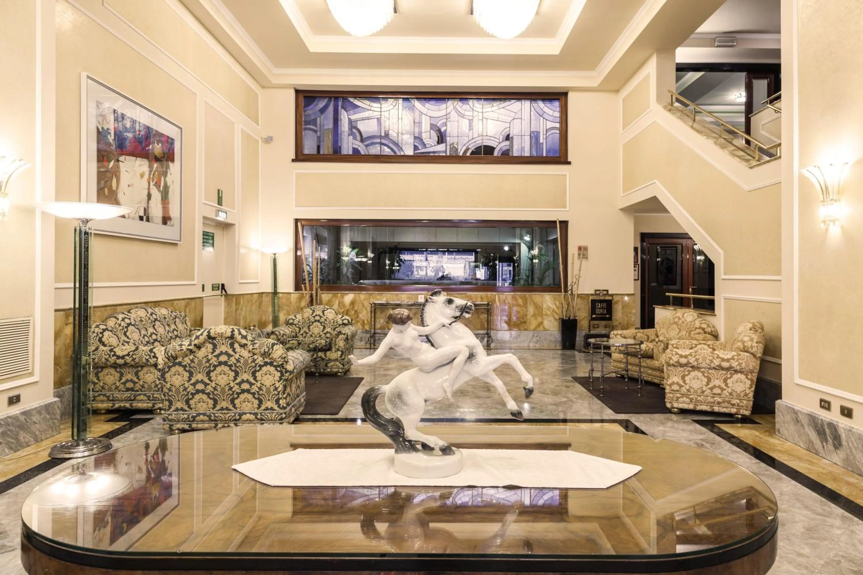 Lobby or reception in Doria Grand Hotel