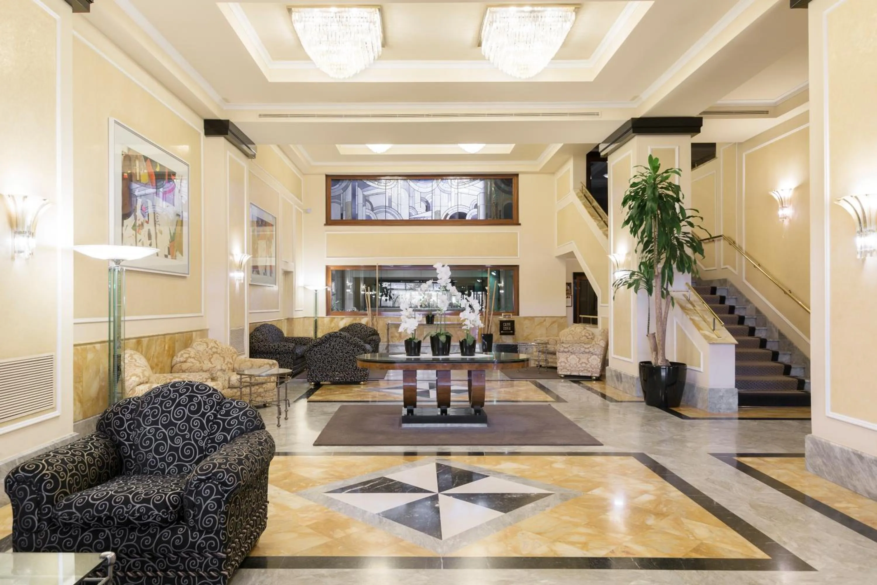 Lobby or reception in Doria Grand Hotel